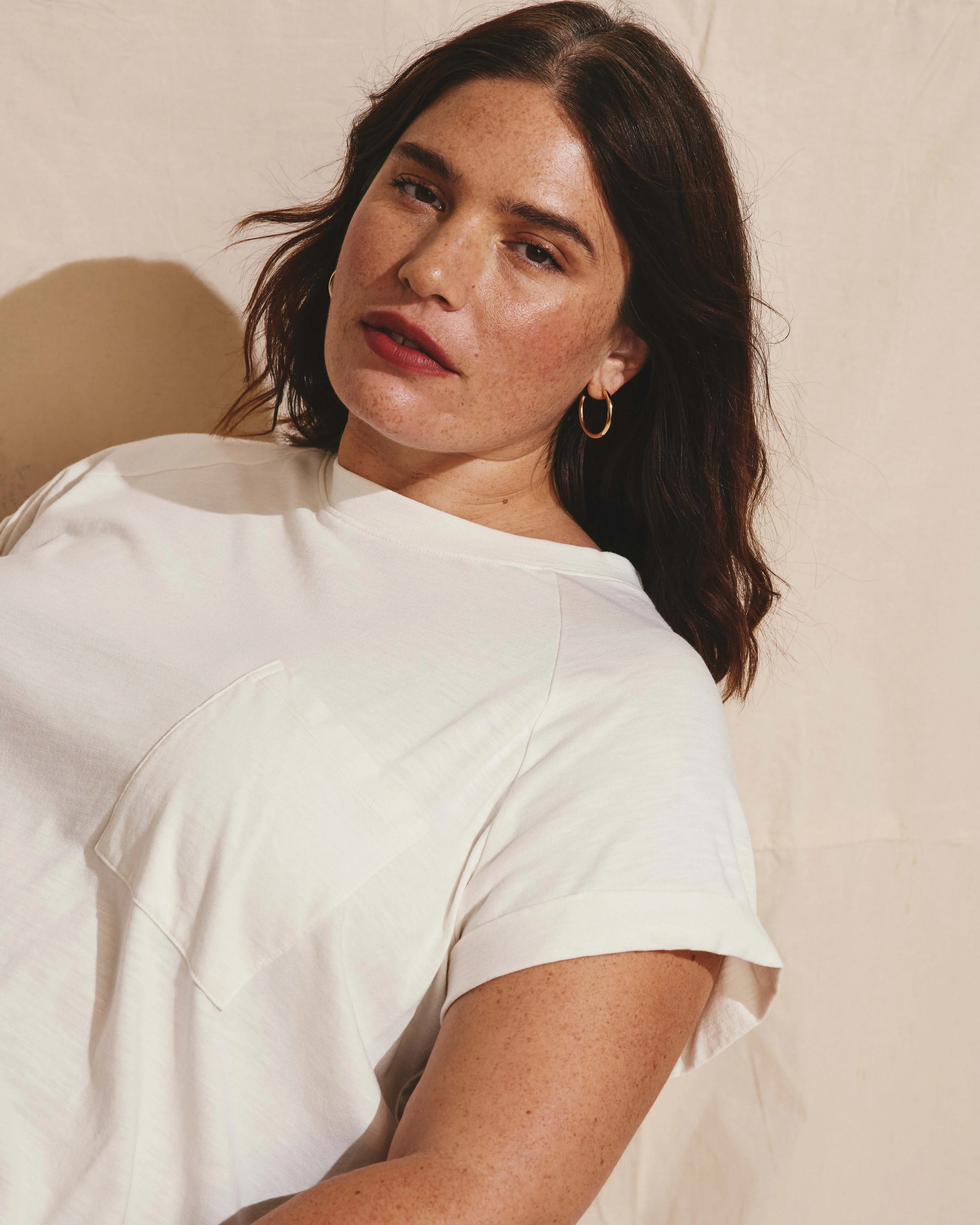 Light-As-Air Boy Tee - Vapor sold by Universal Standard