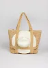 Hat Attack Straw Traveler Bag sold by Universal Standard