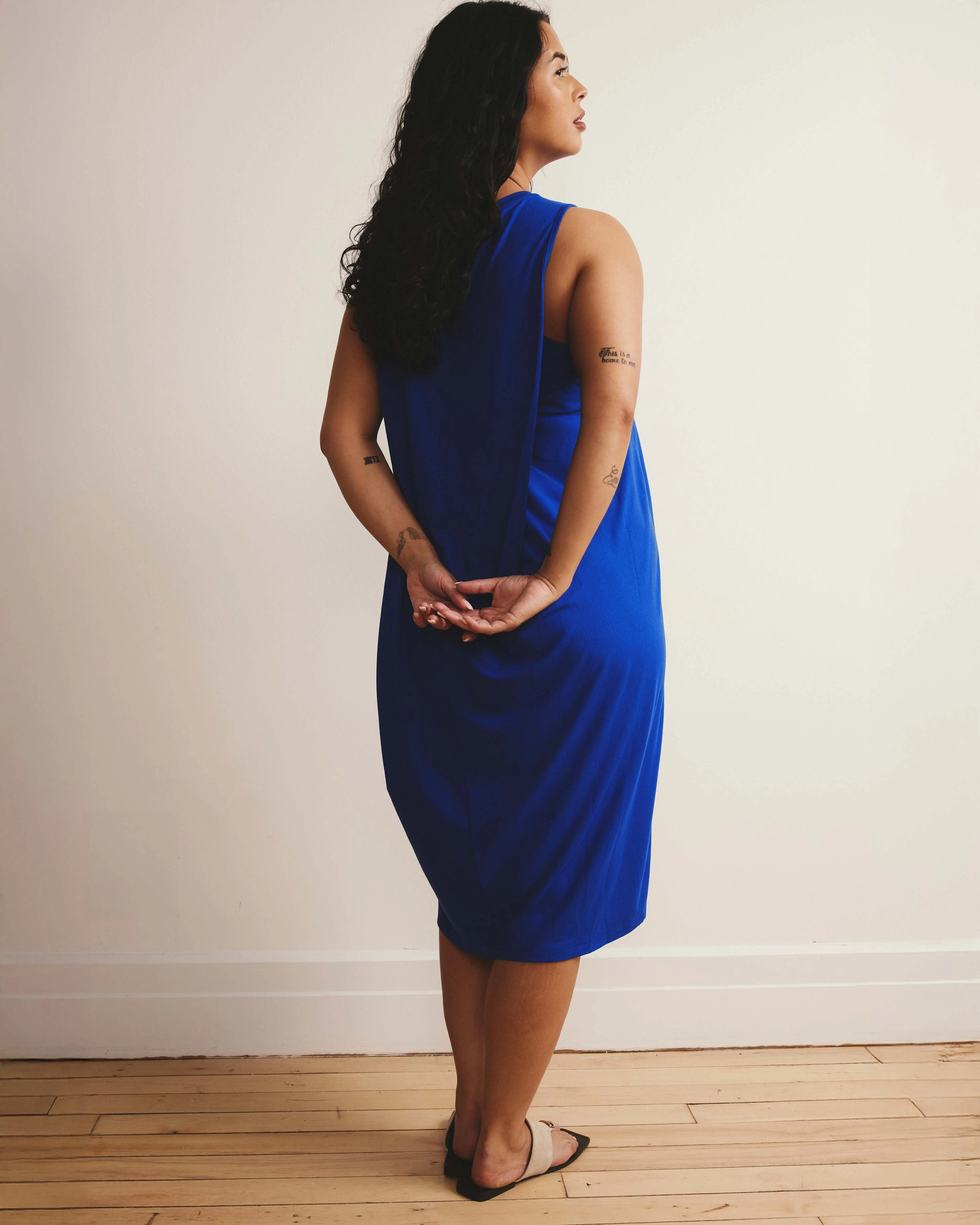 Pearl Divine Jersey Dress - Ultramarine sold by Universal Standard product image thumbnail 2