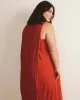 Pearl Divine Jersey Dress - Warm Russet sold by Universal Standard