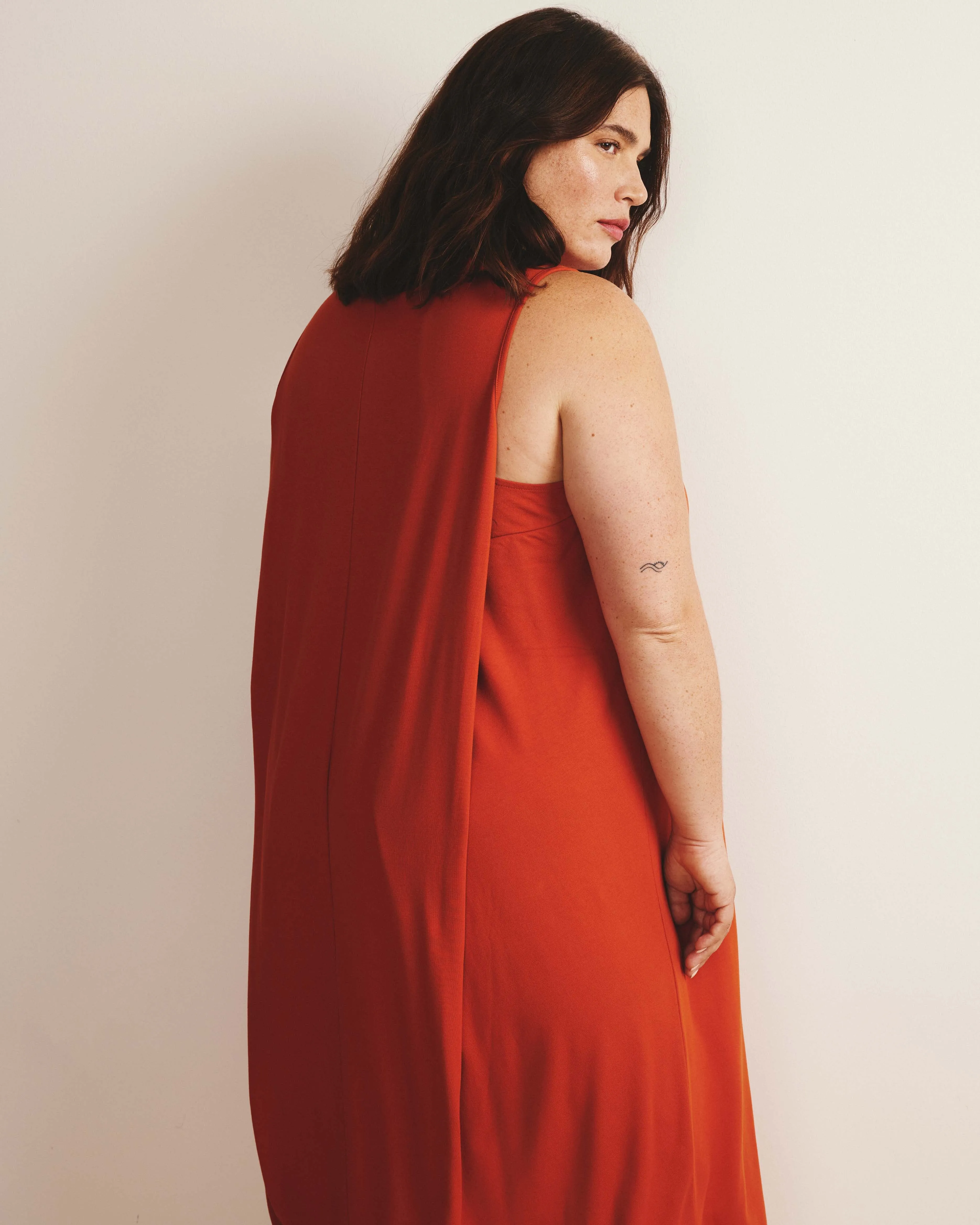 Pearl Divine Jersey Dress - Warm Russet sold by Universal Standard product image thumbnail 2