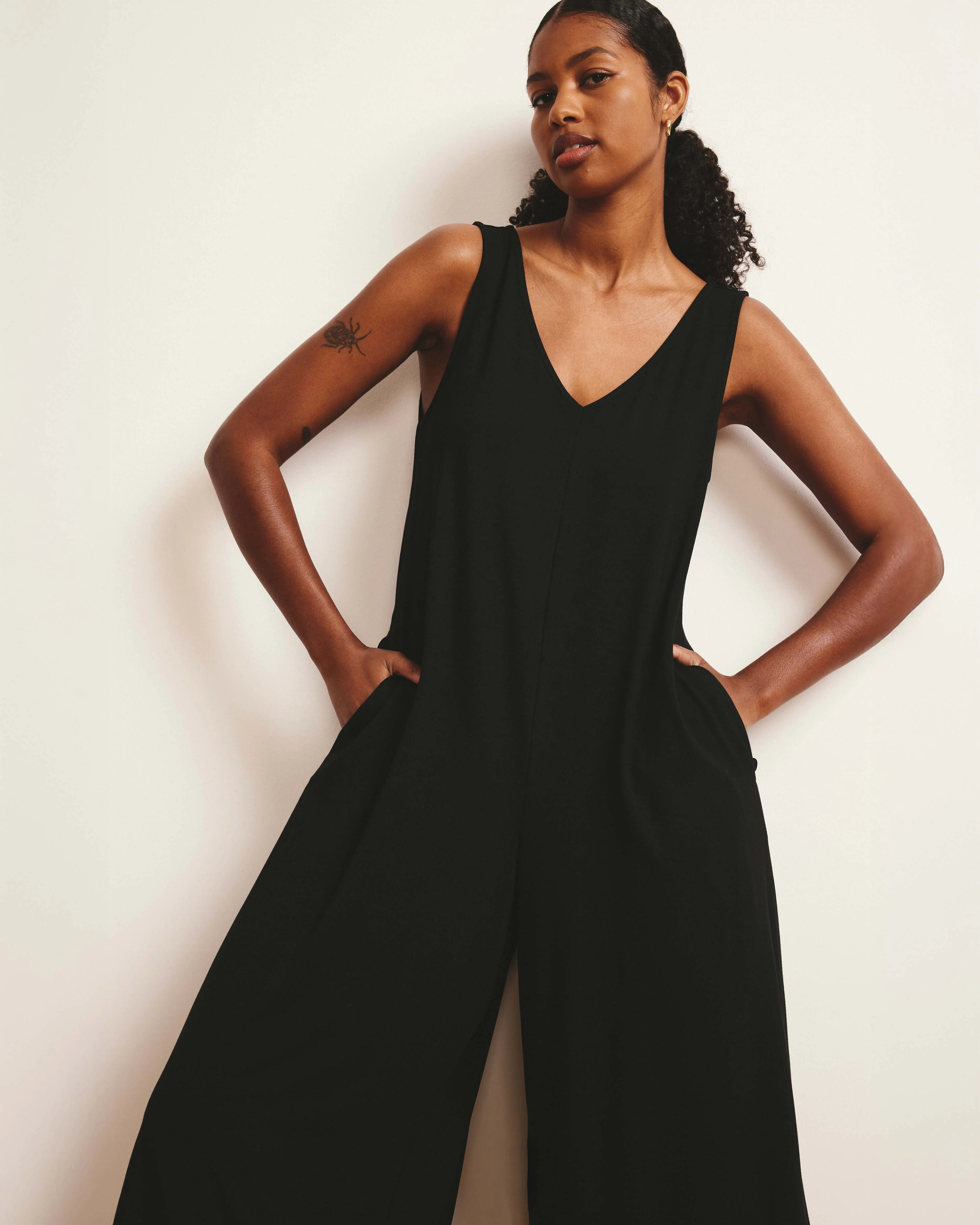 Sunny Divine Jersey Jumpsuit - Black sold by Universal Standard product image thumbnail 3