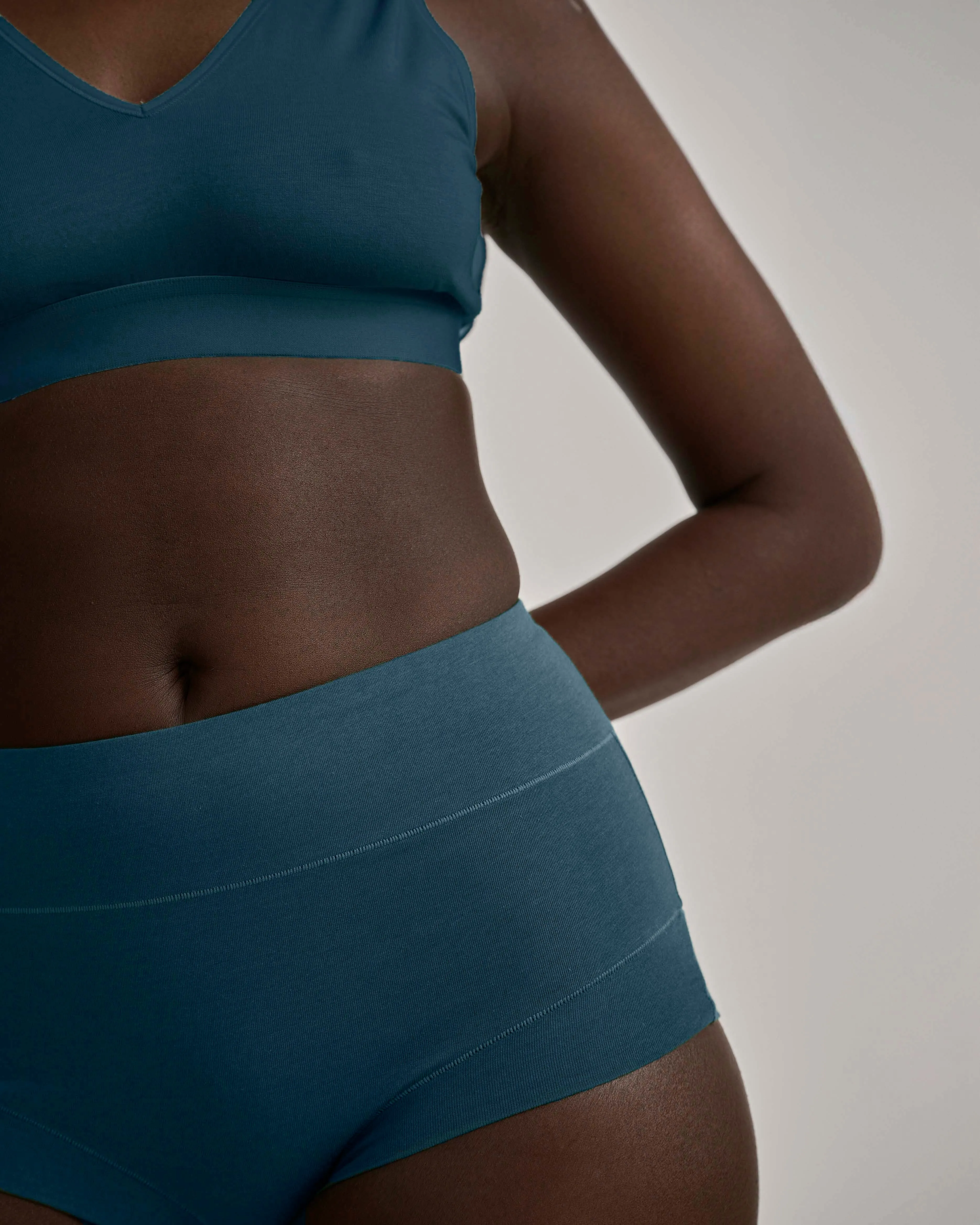 UltimateS Super Full Coverage High Rise Brief - Deep Sea sold by Universal Standard product image thumbnail 2