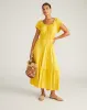 Kahlo Liquid Jersey Dress - Golden Hour sold by Universal Standard
