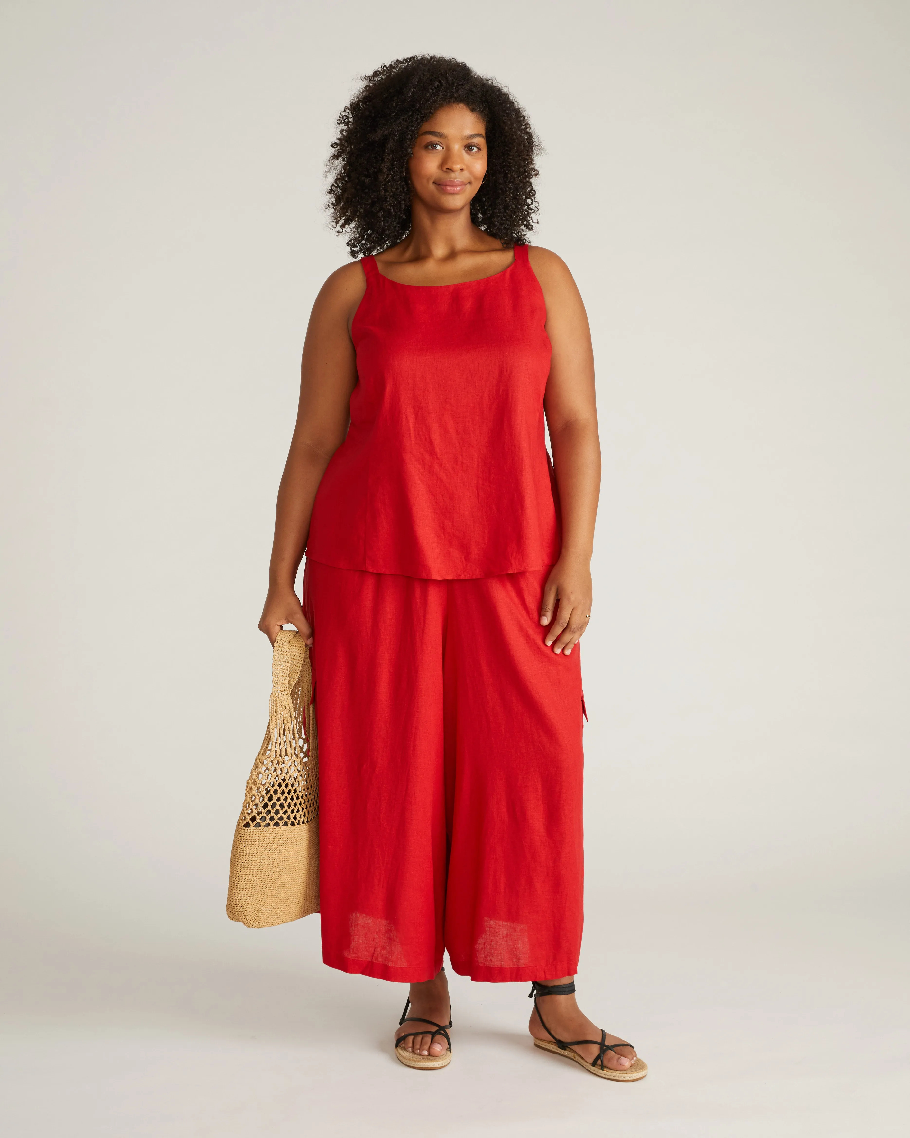 Kuki Linen Top - Ruby Red sold by Universal Standard product image thumbnail 2