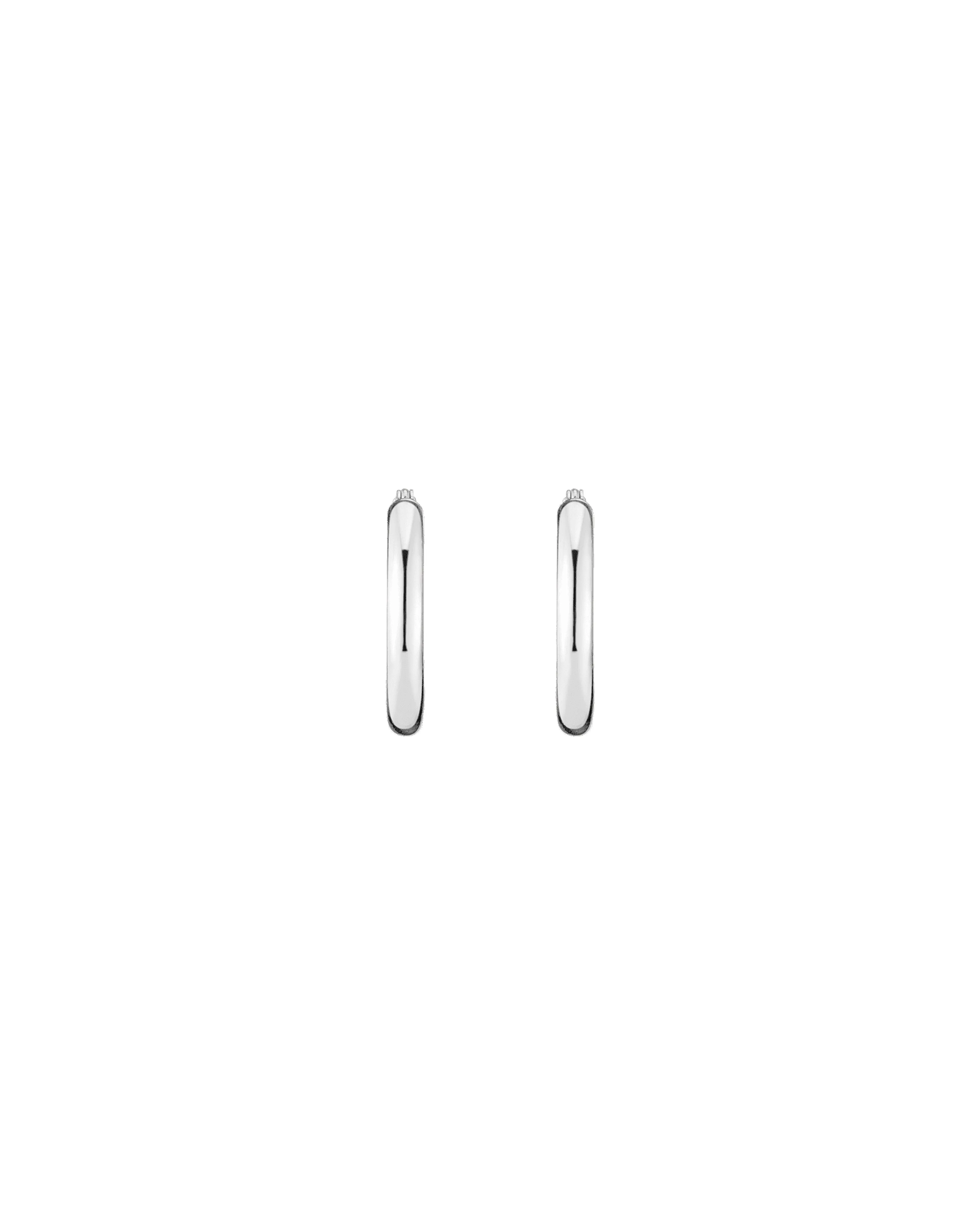 Aurate Silver Hoop Earrings sold by Universal Standard product image thumbnail 4