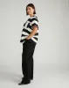 Breton Stripe Garcon Tee - Ecru/Black Rugby Stripe sold by Universal Standard