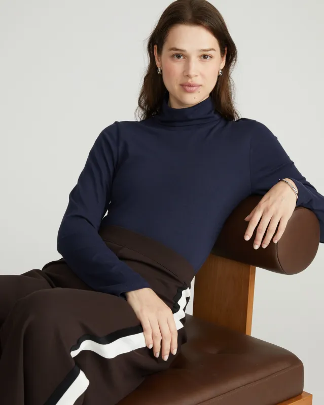 Close Fit Turtleneck - Navy sold by Universal Standard