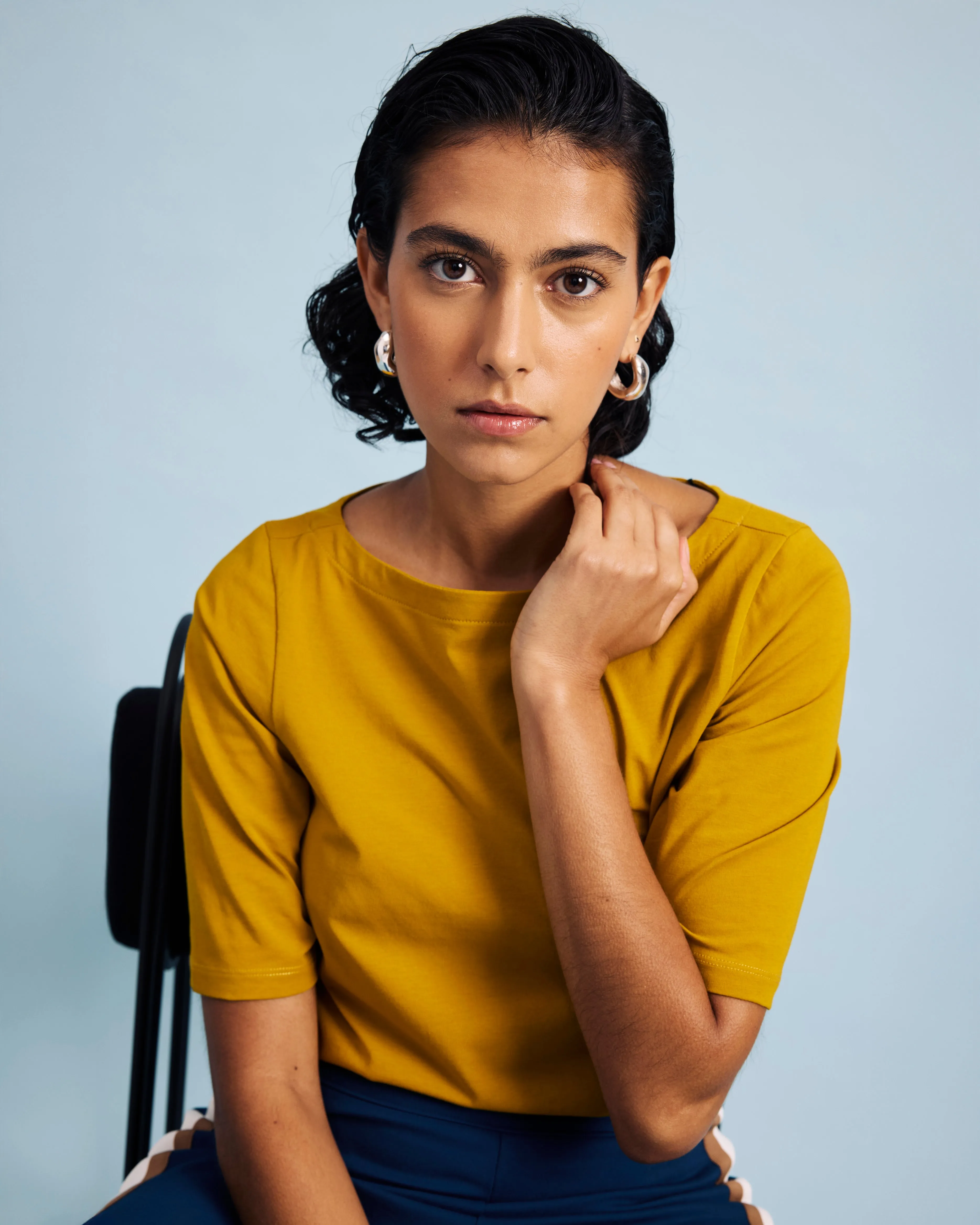 Bella Boatneck Tee - Mustard sold by Universal Standard product image thumbnail 3