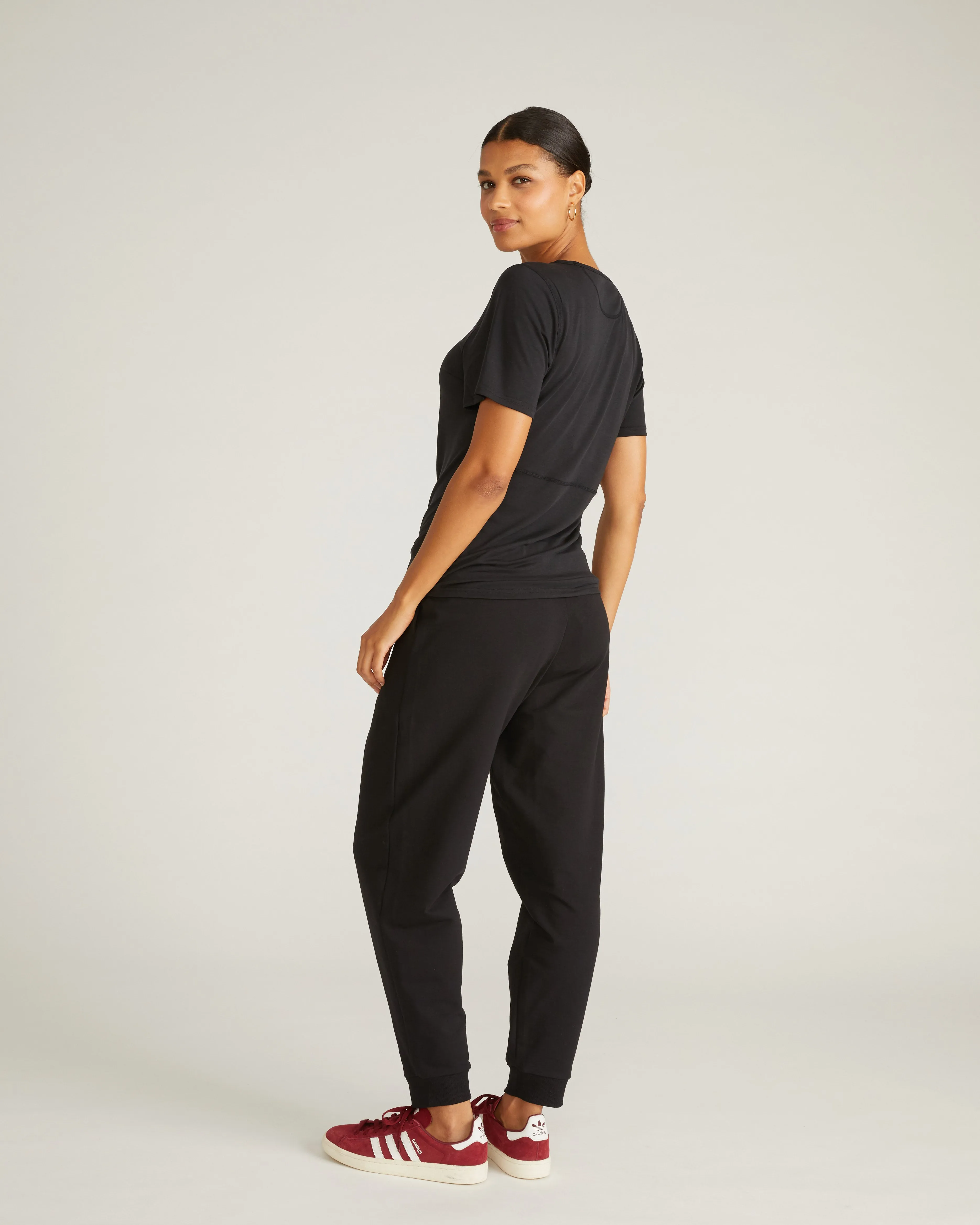 Selma French Terry Jogger - Black sold by Universal Standard product image thumbnail 3