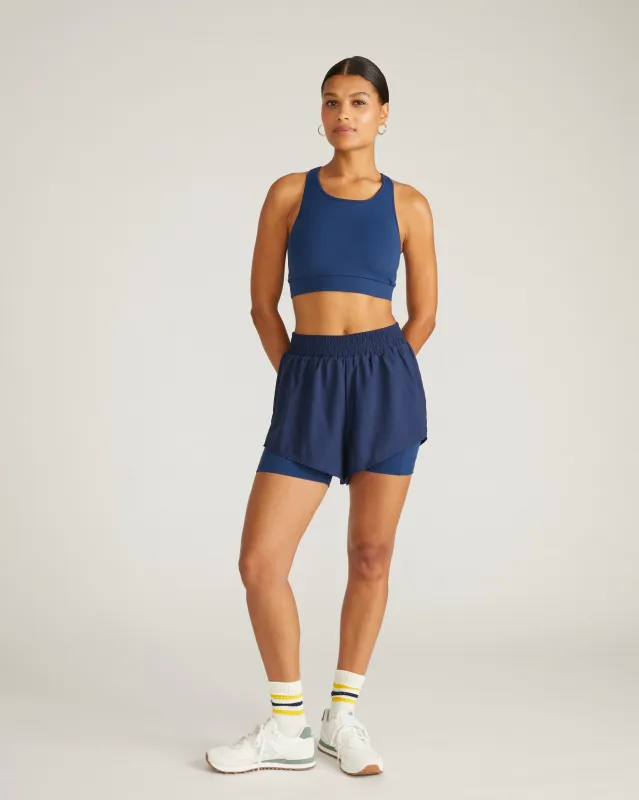 Rebel Active Shorts - Pageant Blue sold by Universal Standard