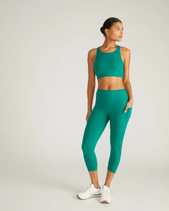 Next-to-Naked Cropped Pocket Legging - Aventurine sold by Universal Standard