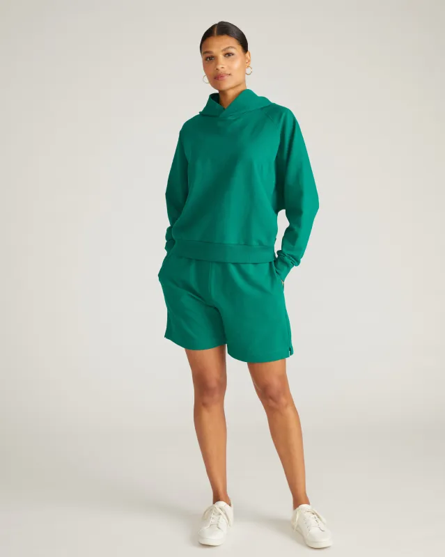 Hayes Sweatshorts - Aventurine sold by Universal Standard
