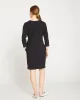 Misa Tie Sweatshirt Dress - Black sold by Universal Standard