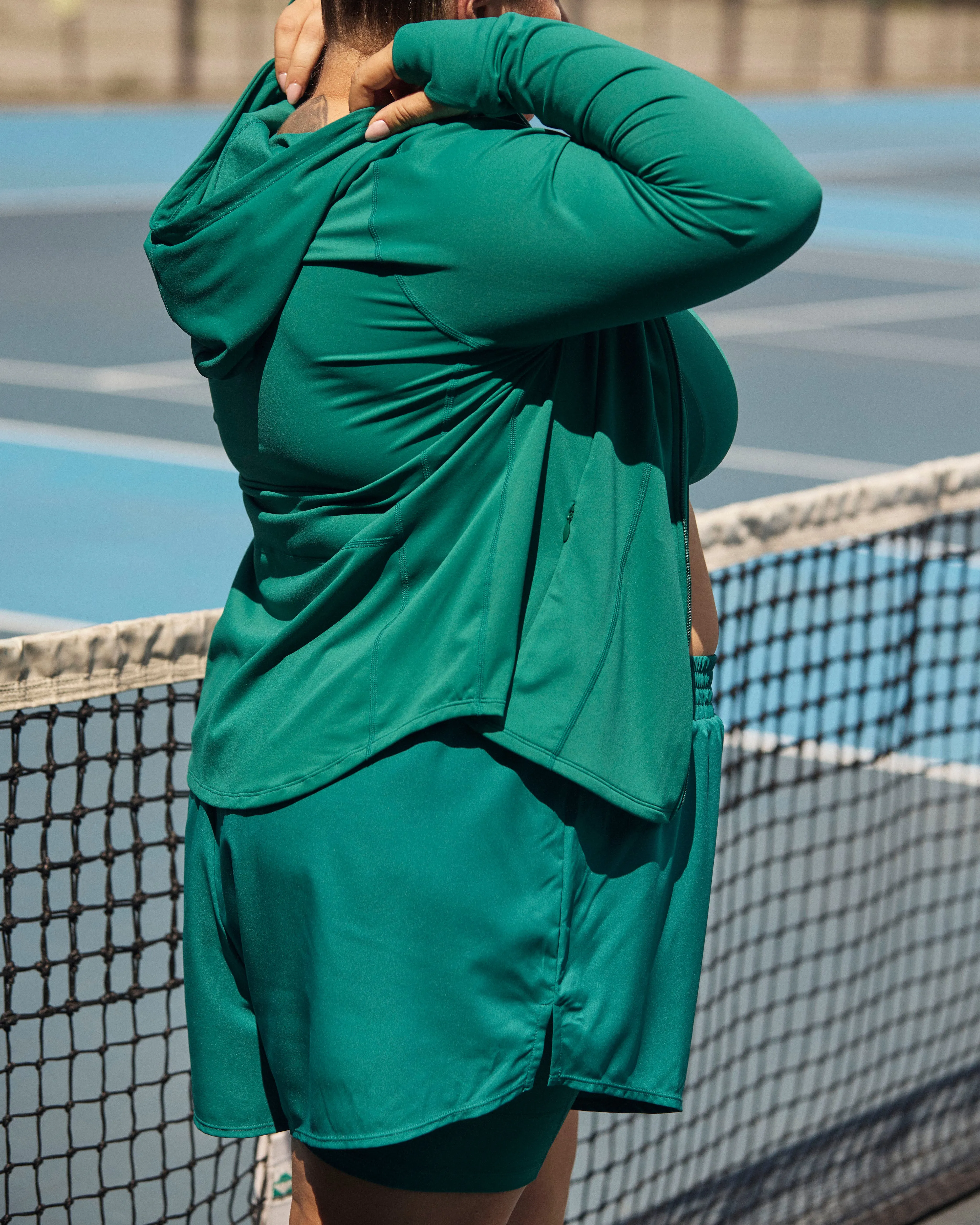 Next-to-Naked Hooded Zip Jacket - Aventurine sold by Universal Standard product image thumbnail 5