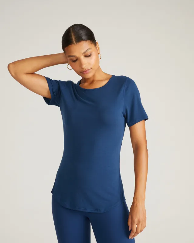 Mia Movement Tee - Pageant Blue sold by Universal Standard