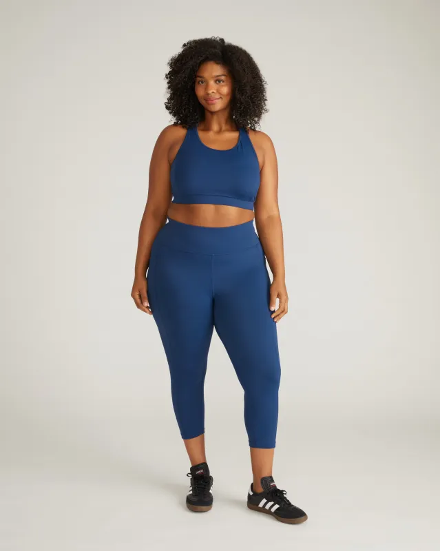 Next-to-Naked Racerback Sports Bra - Pageant Blue sold by Universal Standard