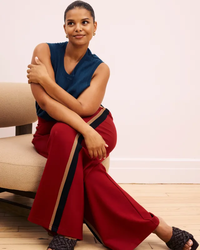 Savvy Fine Knit Sweater Shell - Deep Teal sold by Universal Standard