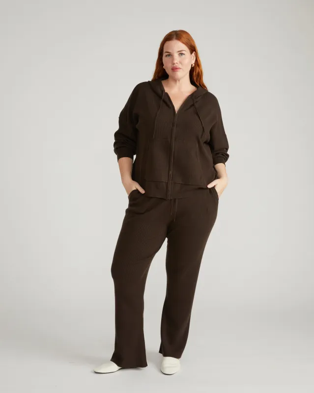 Knitted Mila Lounge Pants - Espresso sold by Universal Standard