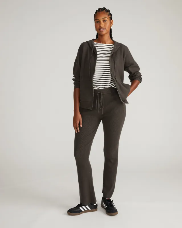 Knitted Mila Lounge Pants - Graphite sold by Universal Standard