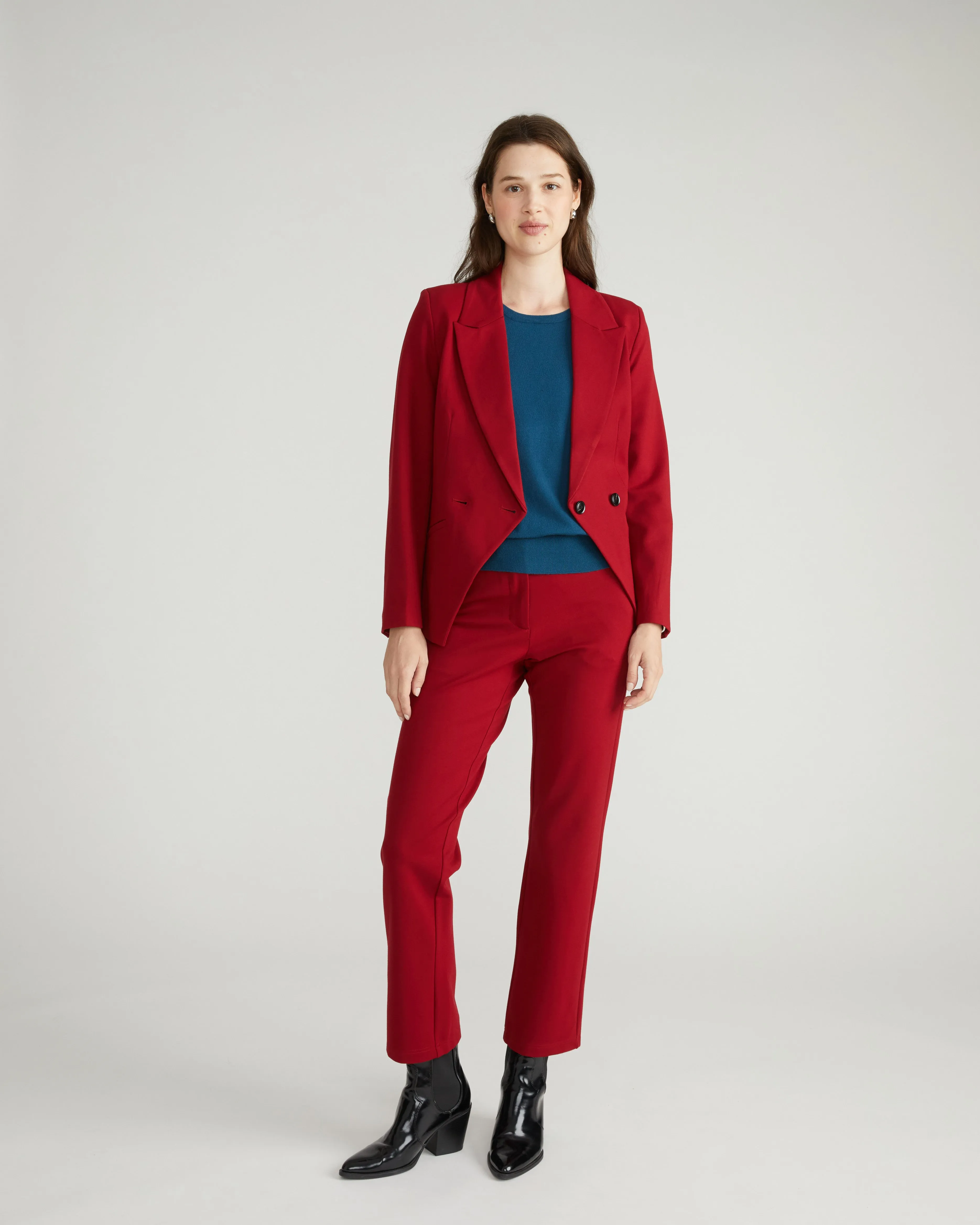 Long Cigarette Ponte Pants - Garnet sold by Universal Standard product image thumbnail 3