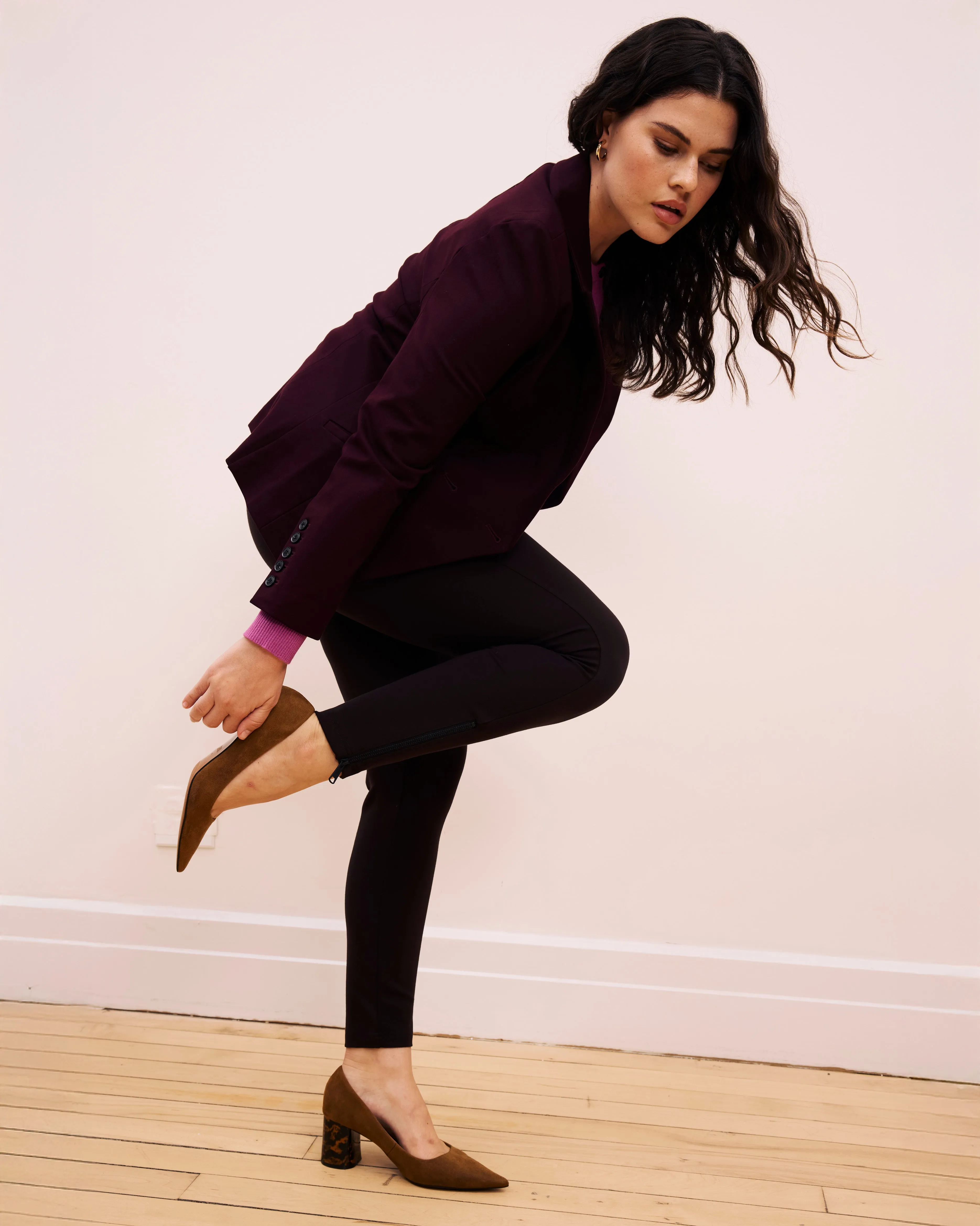 Moro Pocket Signature Ponte Pants - Espresso sold by Universal Standard product image thumbnail 5