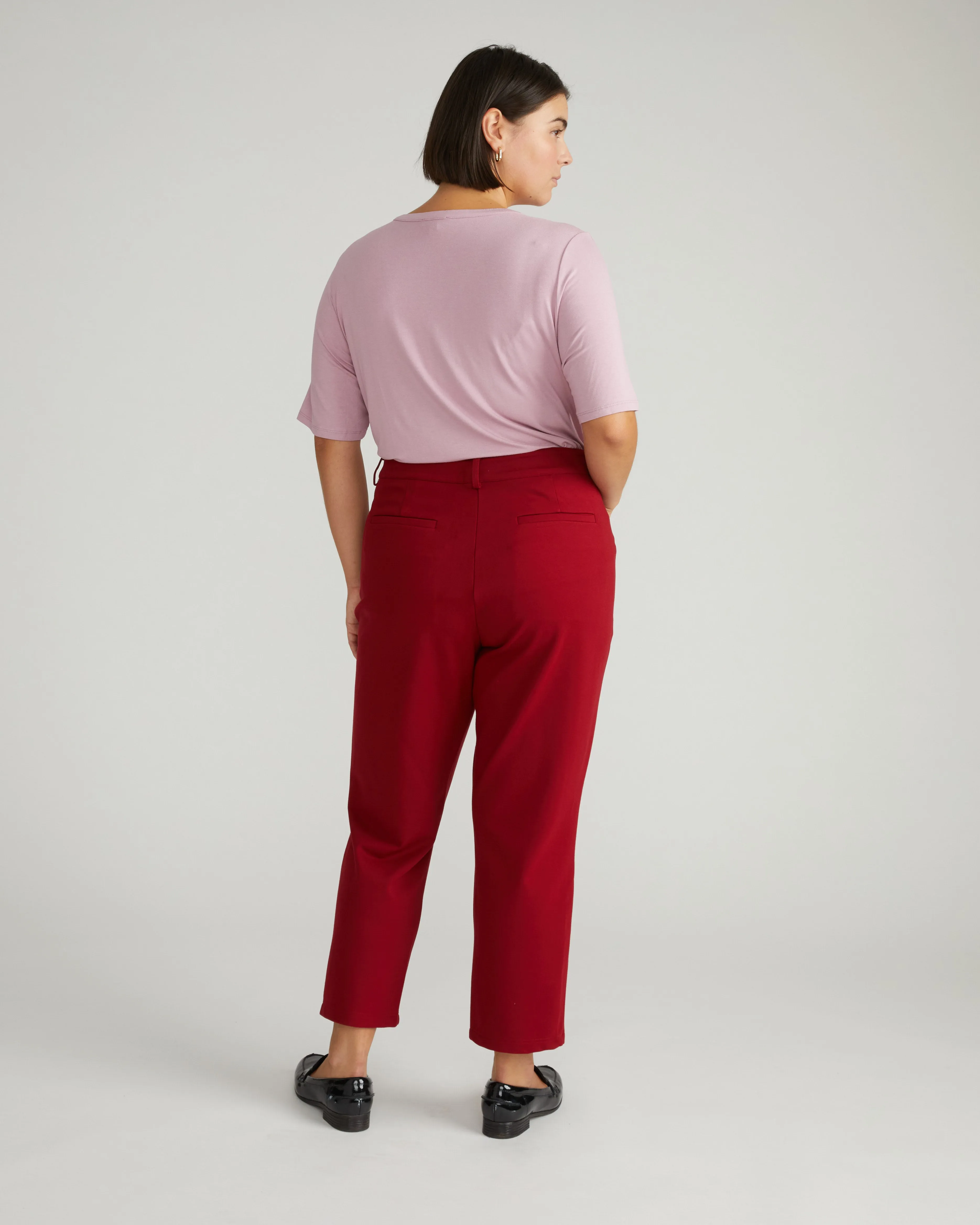 Cigarette Ponte Pants - Garnet sold by Universal Standard product image thumbnail 5