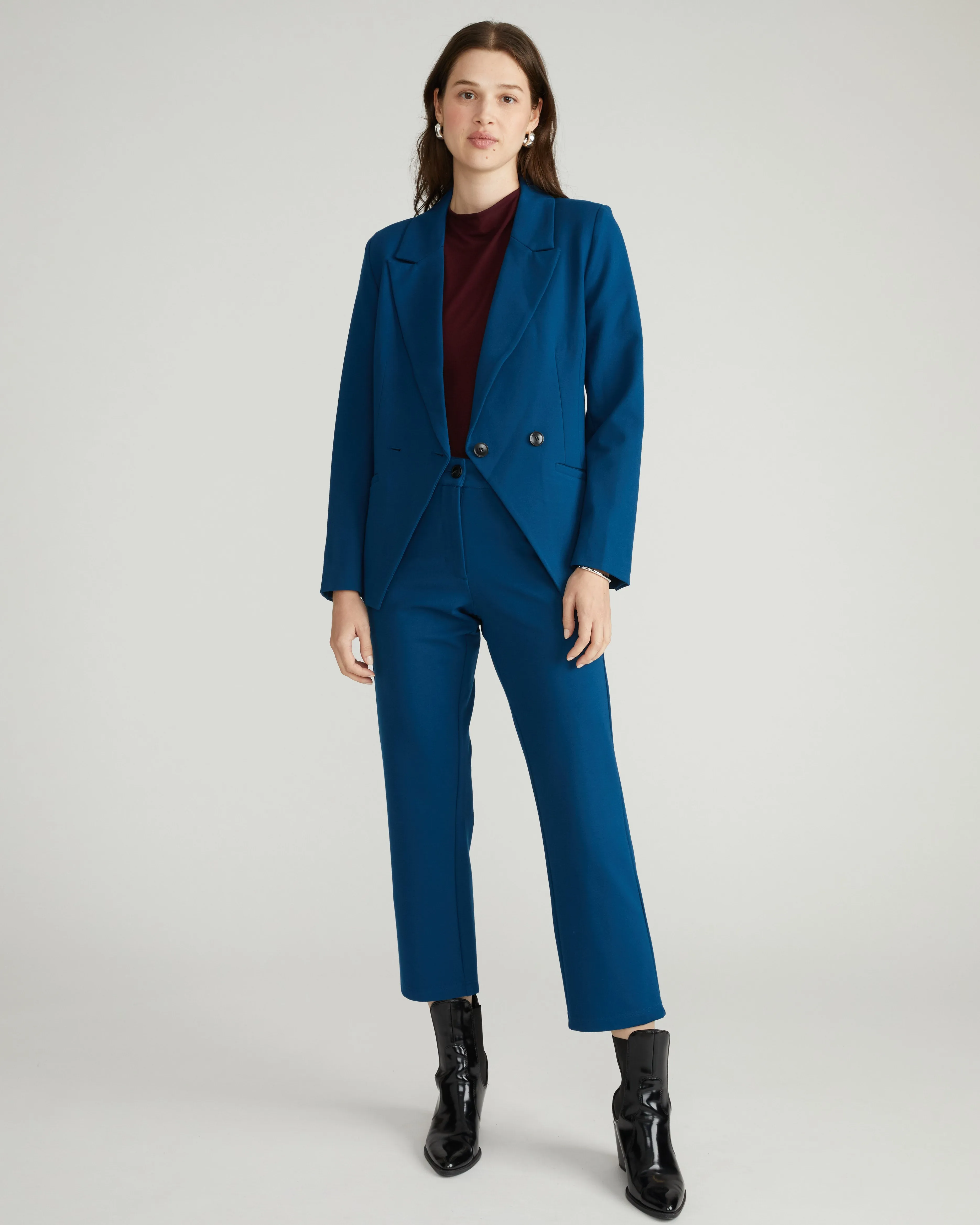 Cigarette Ponte Pants - Deep Teal sold by Universal Standard product image thumbnail 2