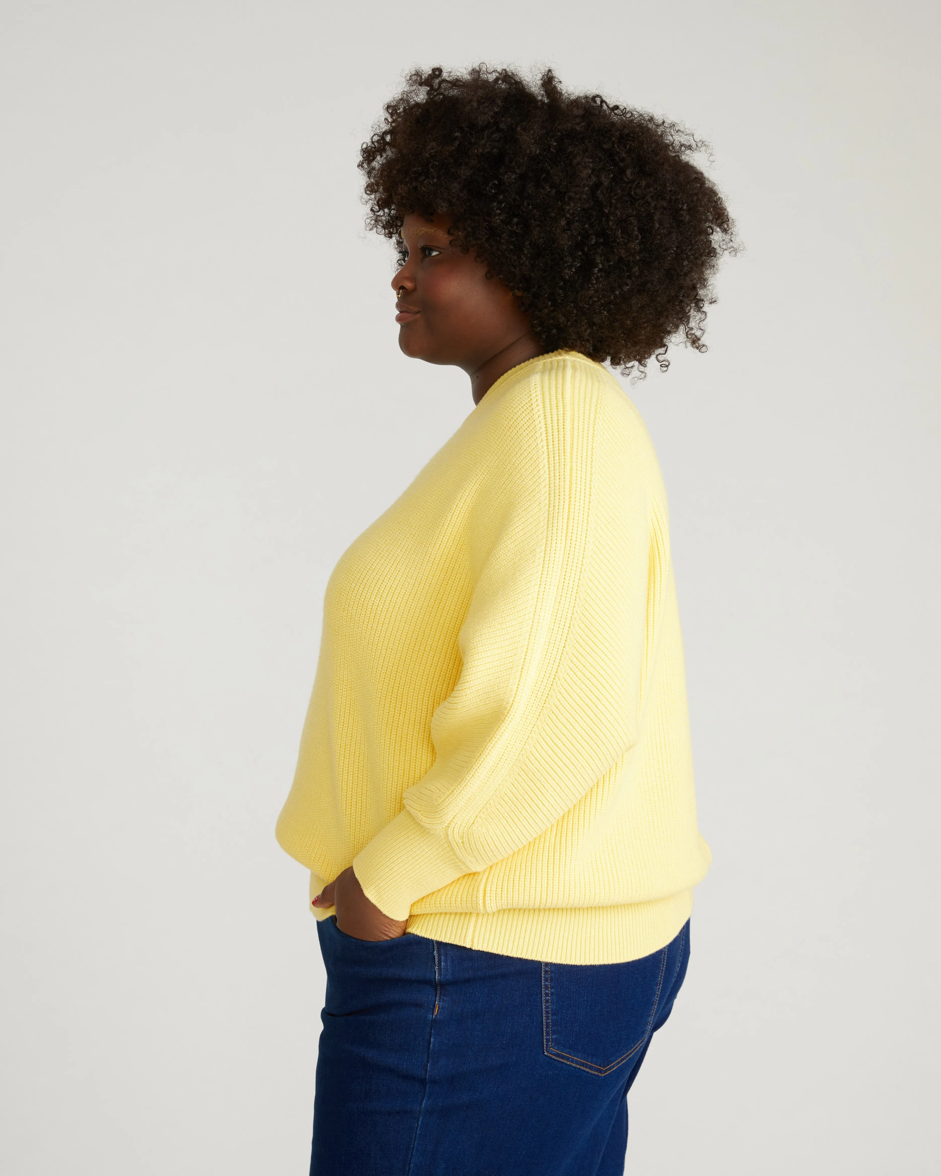 Better-Than-Wool Dolman Sweater - Banana Pudding sold by Universal Standard product image thumbnail 2