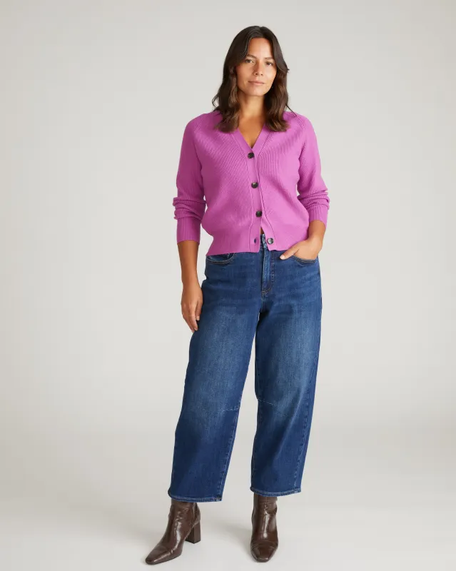 Better-Than-Wool Cardigan - Purple Vision sold by Universal Standard