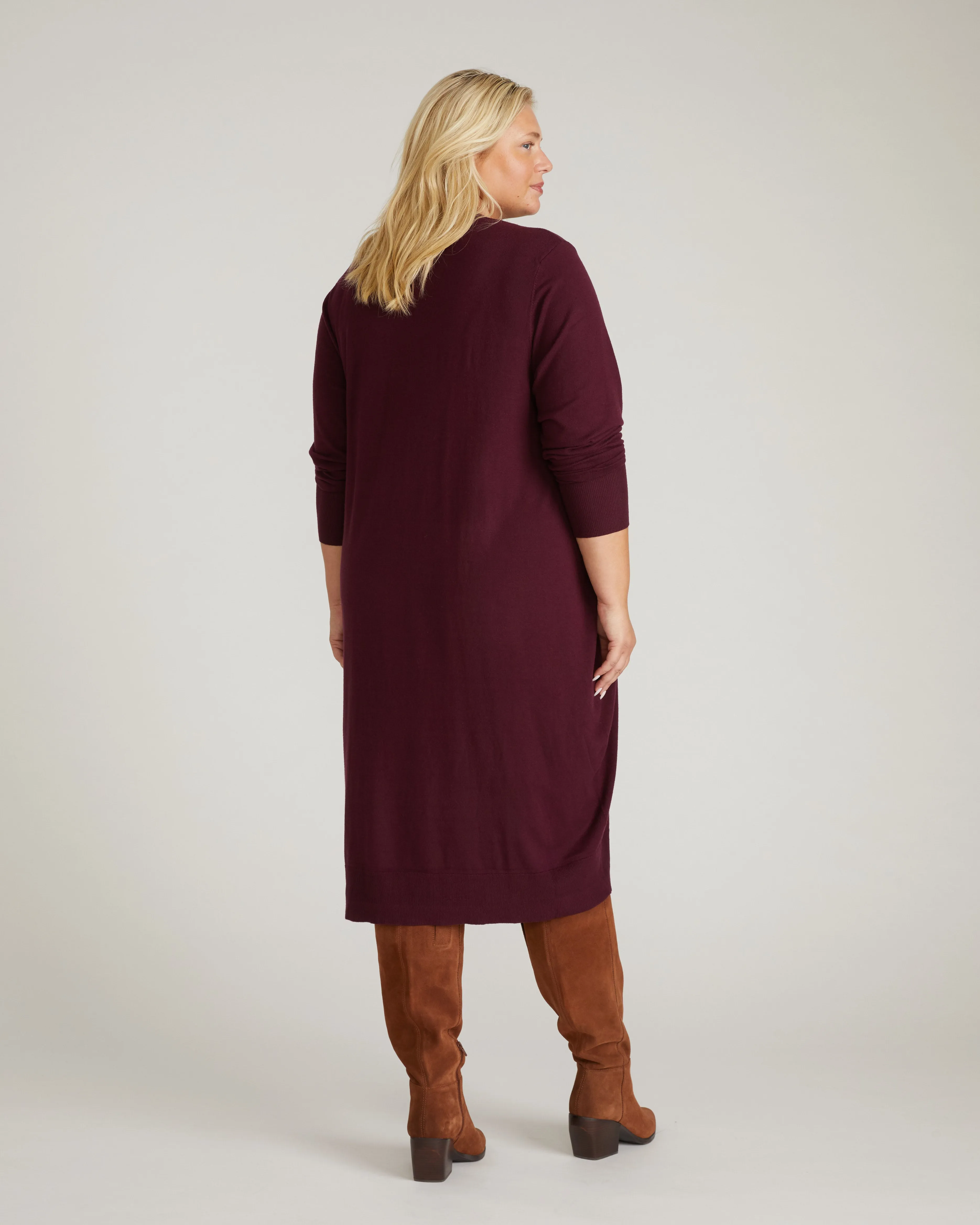 Savvy Fine Knit Everyday Sweater Dress - Gamay sold by Universal Standard product image thumbnail 3