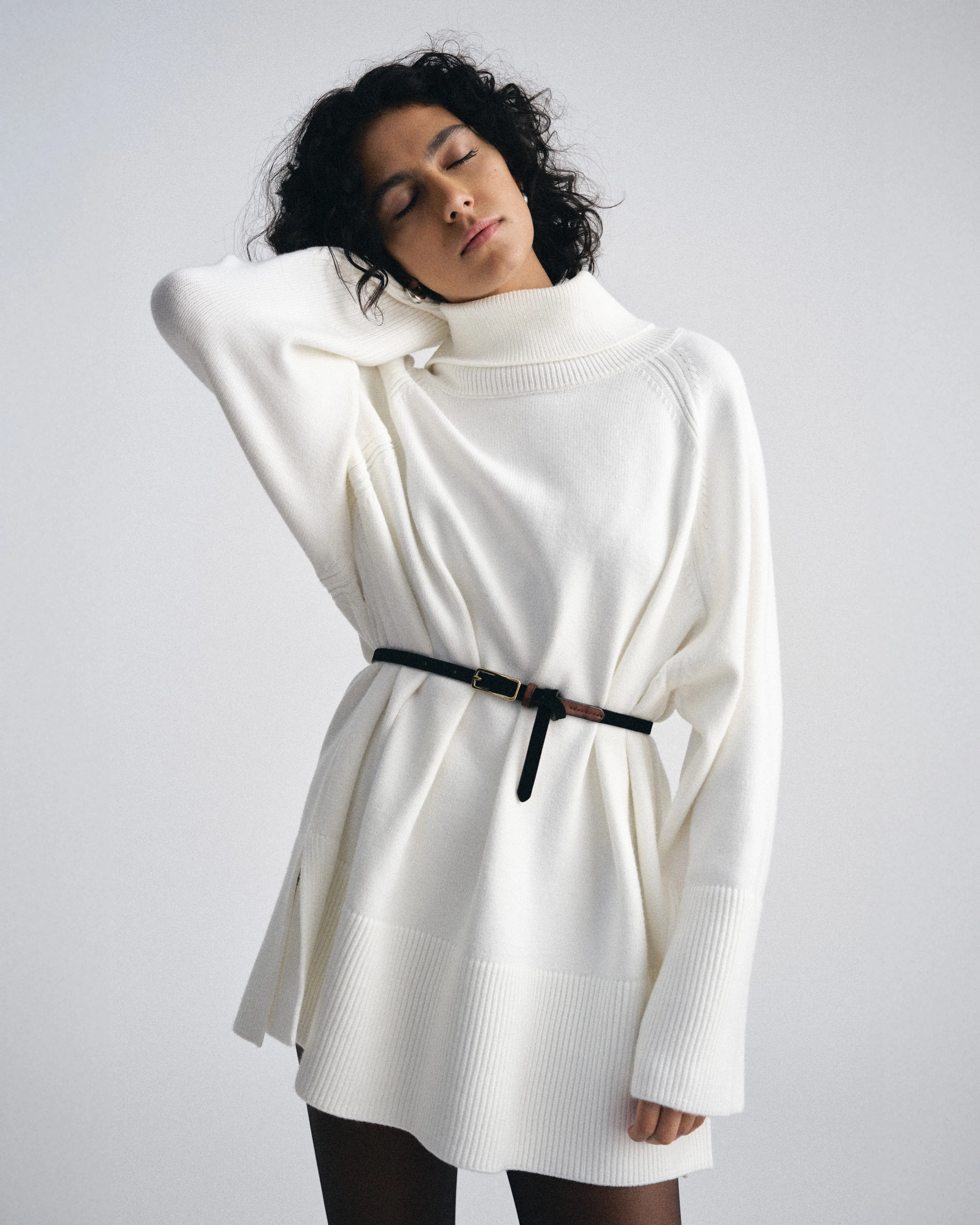 Better-Than-Wool Oversize Turtleneck Sweater - Cream sold by Universal Standard product image thumbnail 4
