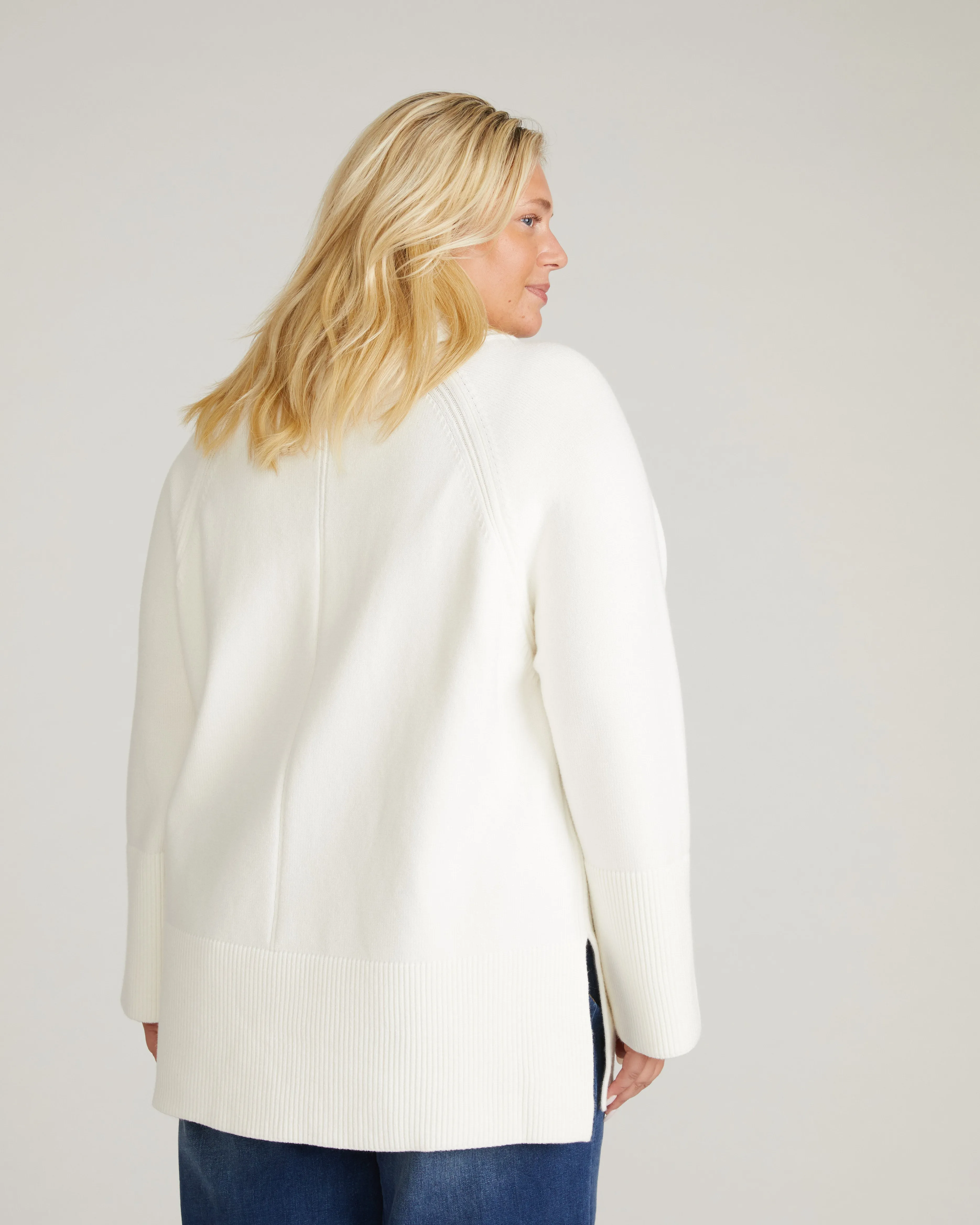 Better-Than-Wool Oversize Turtleneck Sweater - Cream sold by Universal Standard product image thumbnail 3