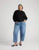 Better-Than-Wool Dolman Sweater - Black sold by Universal Standard
