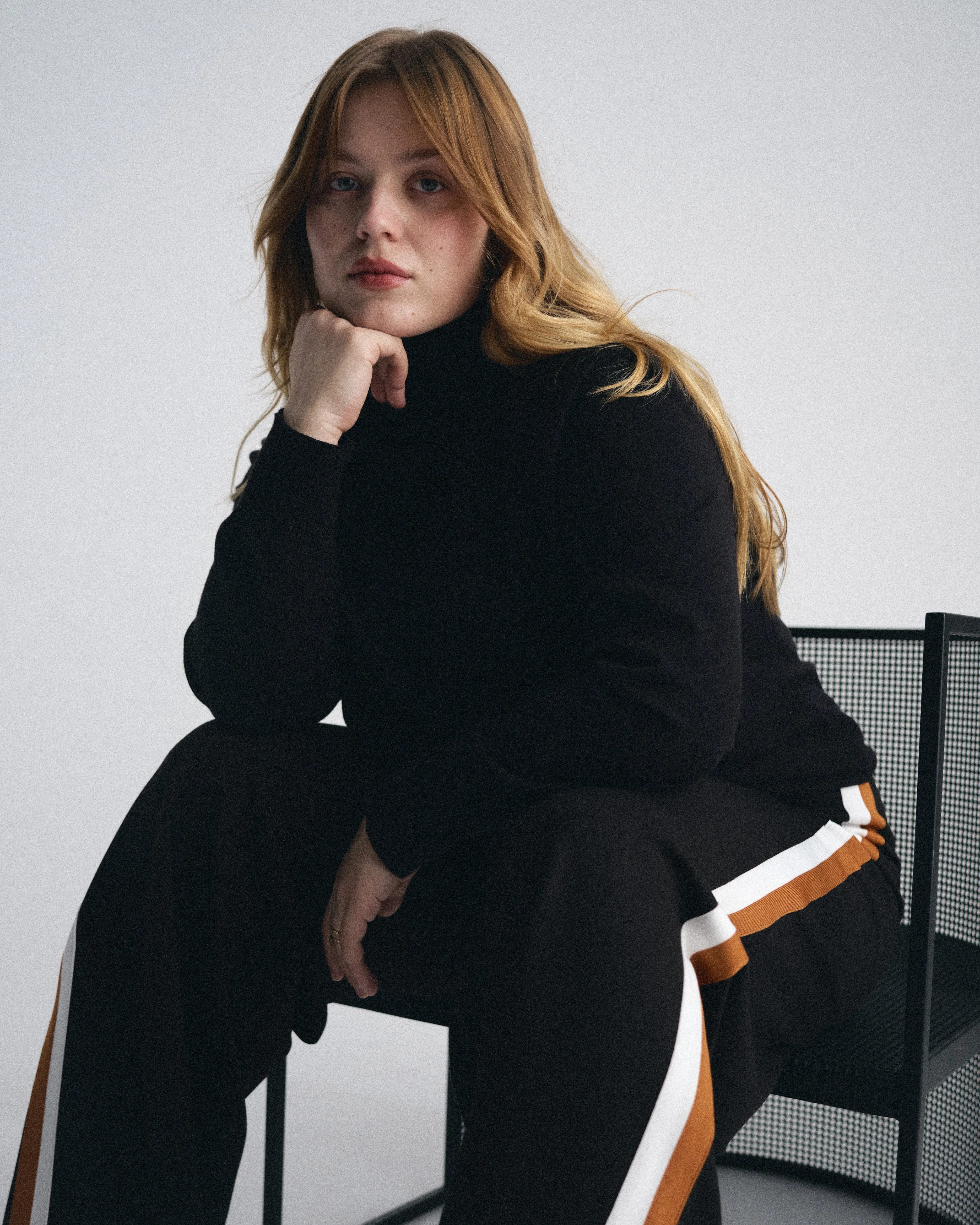 Renee Savvy Fine Knit Raglan Turtleneck - Black sold by Universal Standard product image thumbnail 3