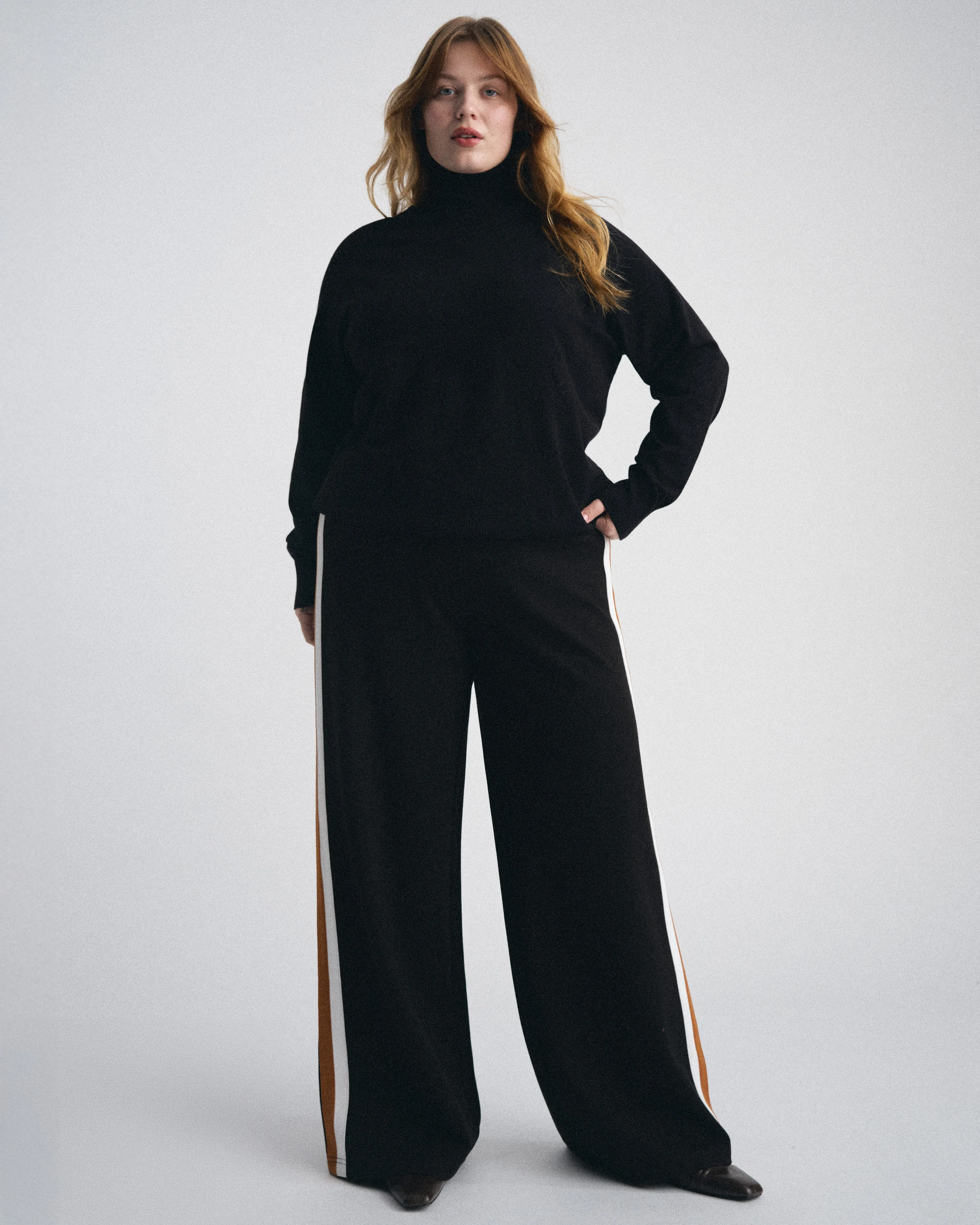 Renee Savvy Fine Knit Raglan Turtleneck - Black sold by Universal Standard product image thumbnail 2