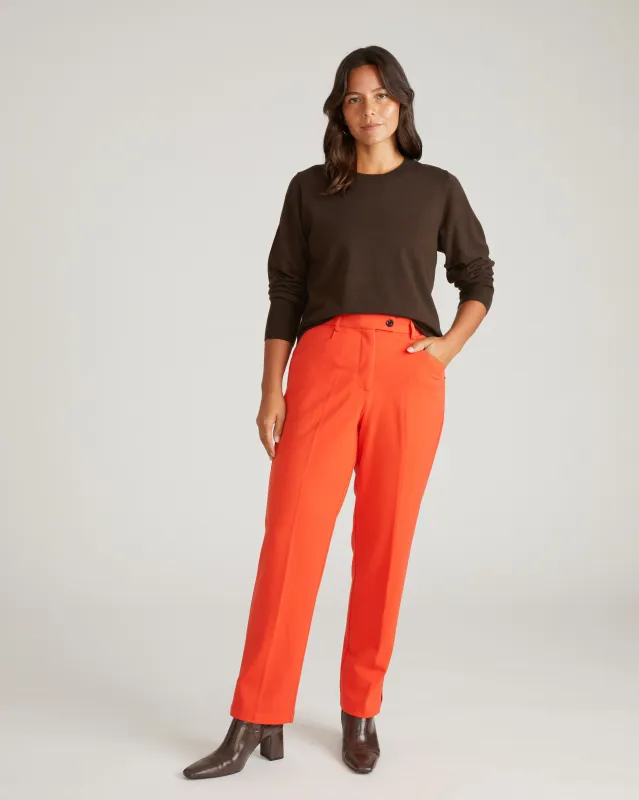 Savvy Fine Knit Crew Sweater - Espresso sold by Universal Standard