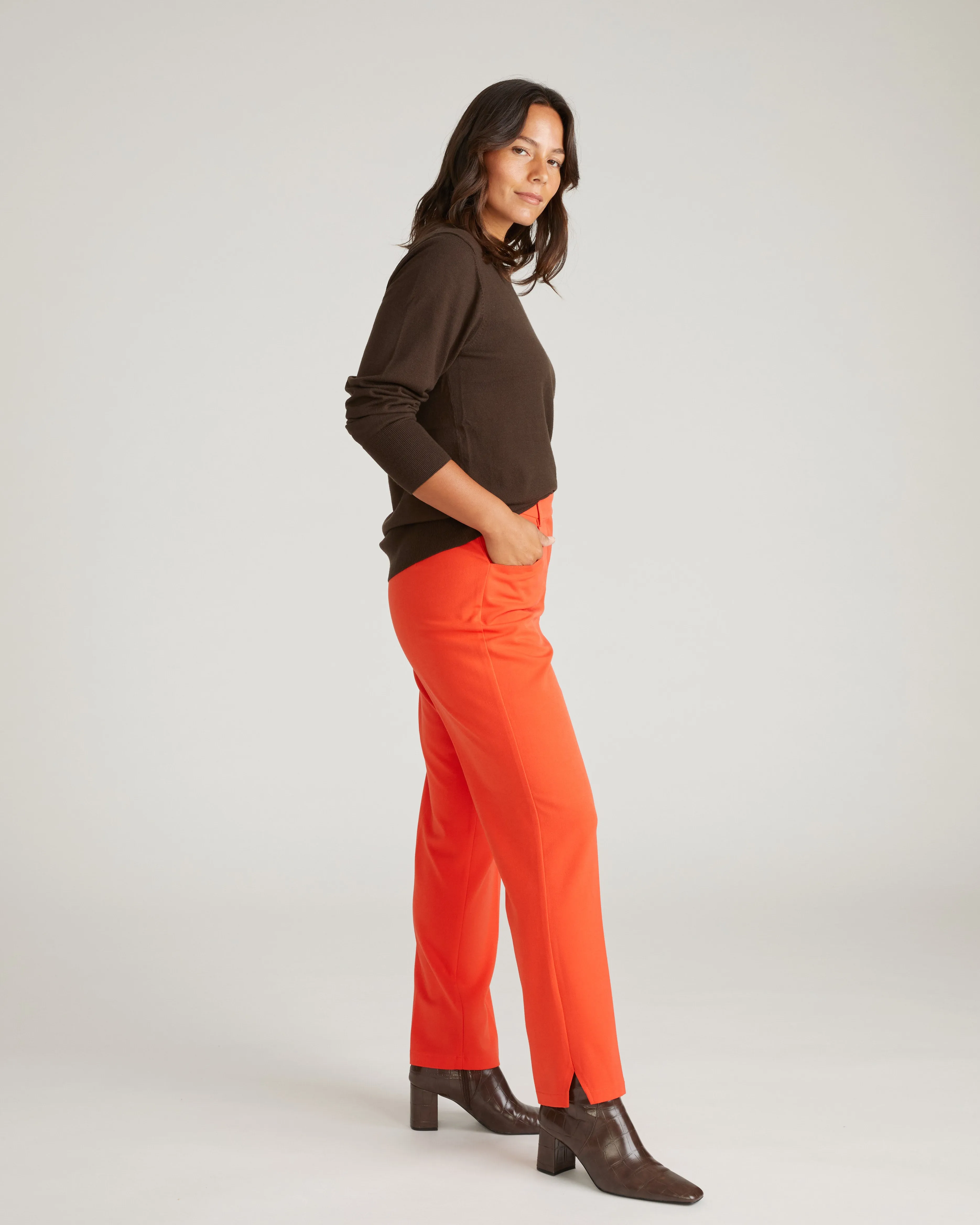 Savvy Fine Knit Crew Sweater - Espresso sold by Universal Standard product image thumbnail 2