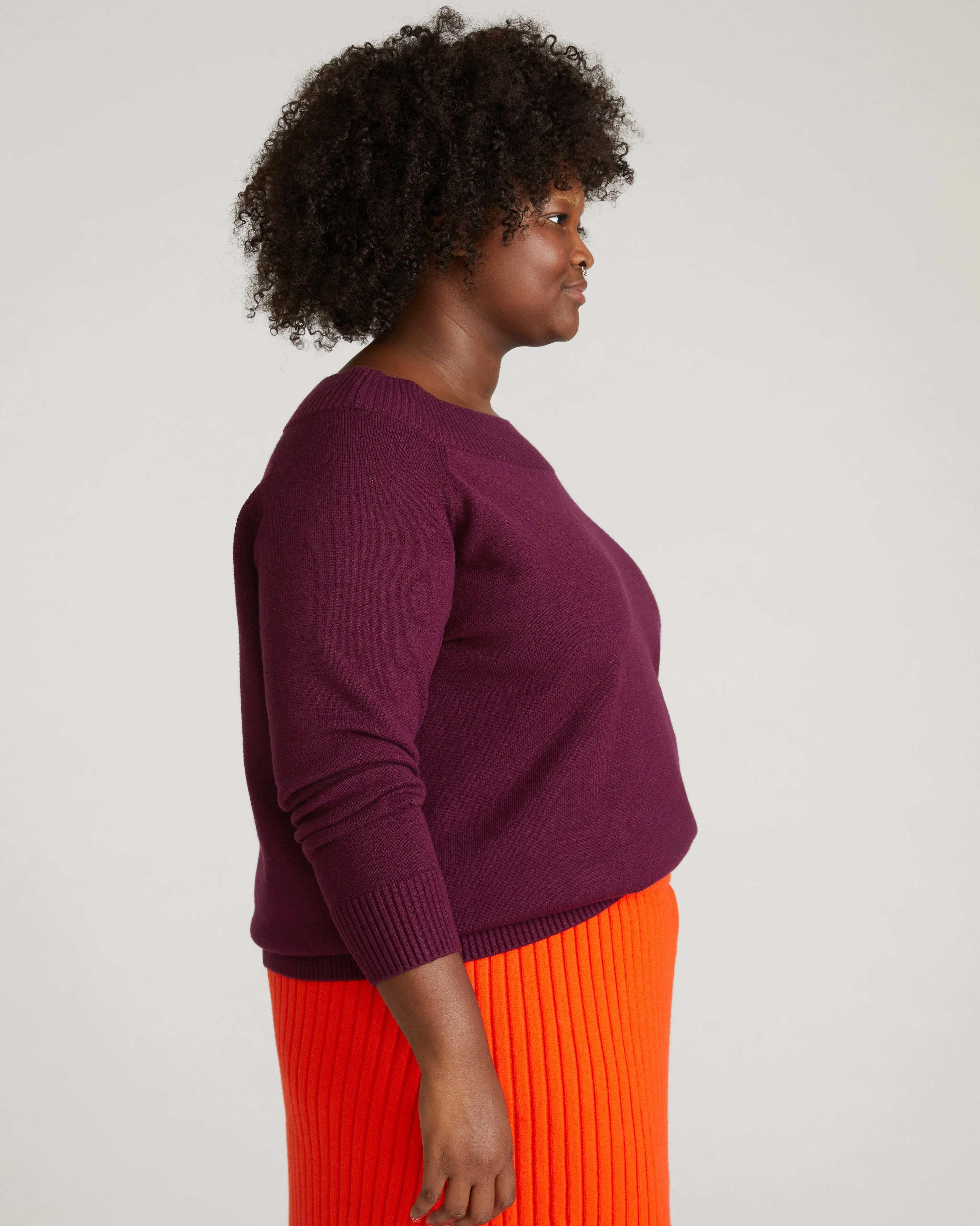 Noomi Cold Shoulder Sweater - Gamay sold by Universal Standard product image thumbnail 5