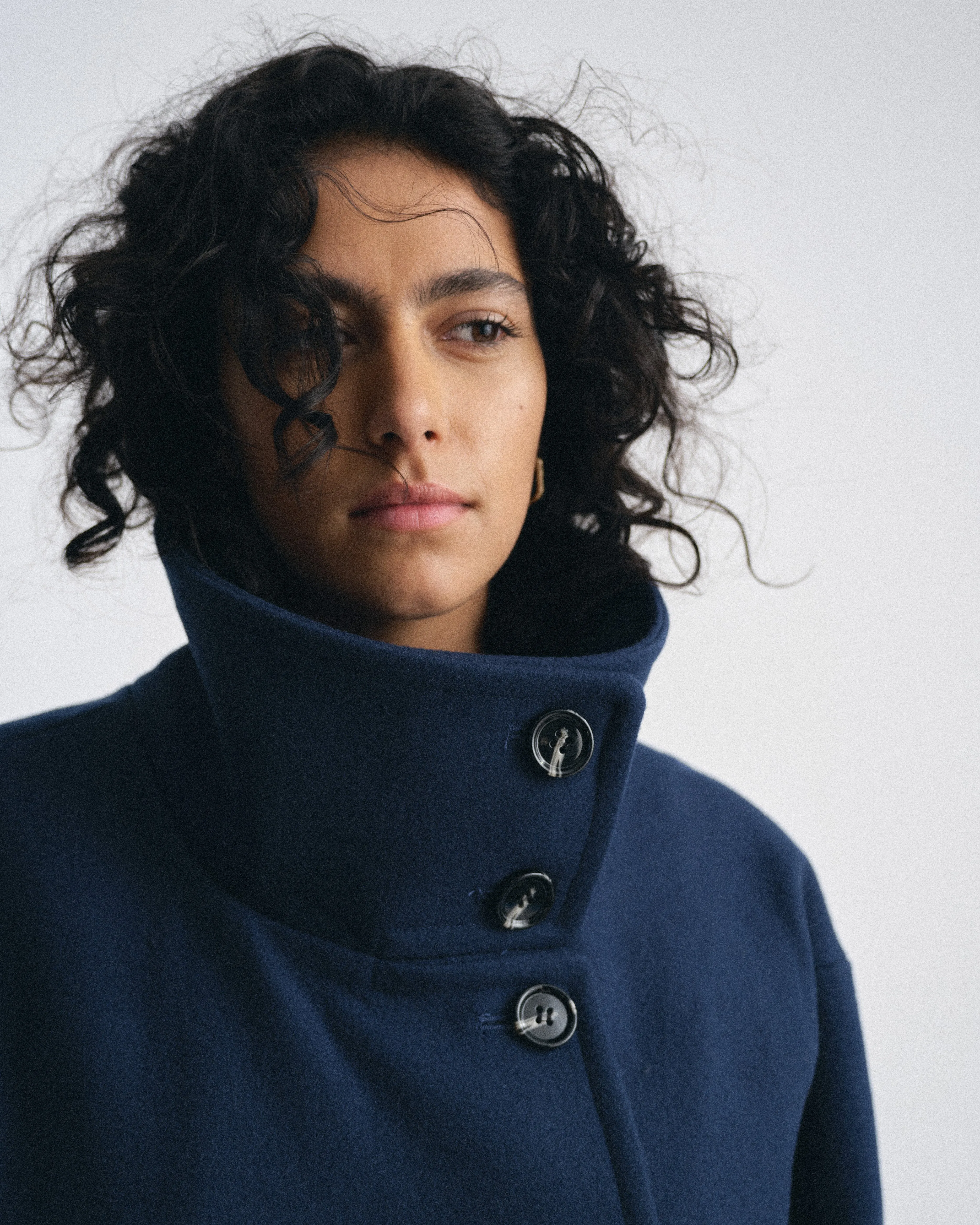 Marlo Cocoon Coat - Pageant Blue sold by Universal Standard product image thumbnail 3