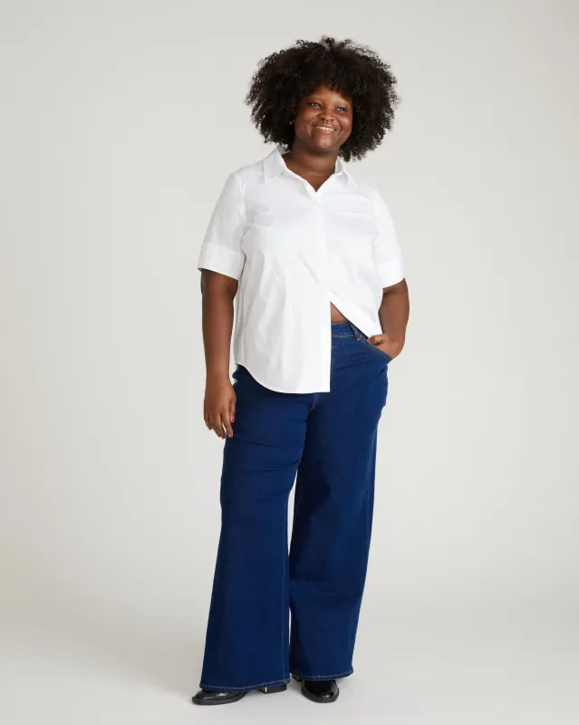 Roxy Relaxed Bootcut Jeans - River Blue Wash sold by Universal Standard