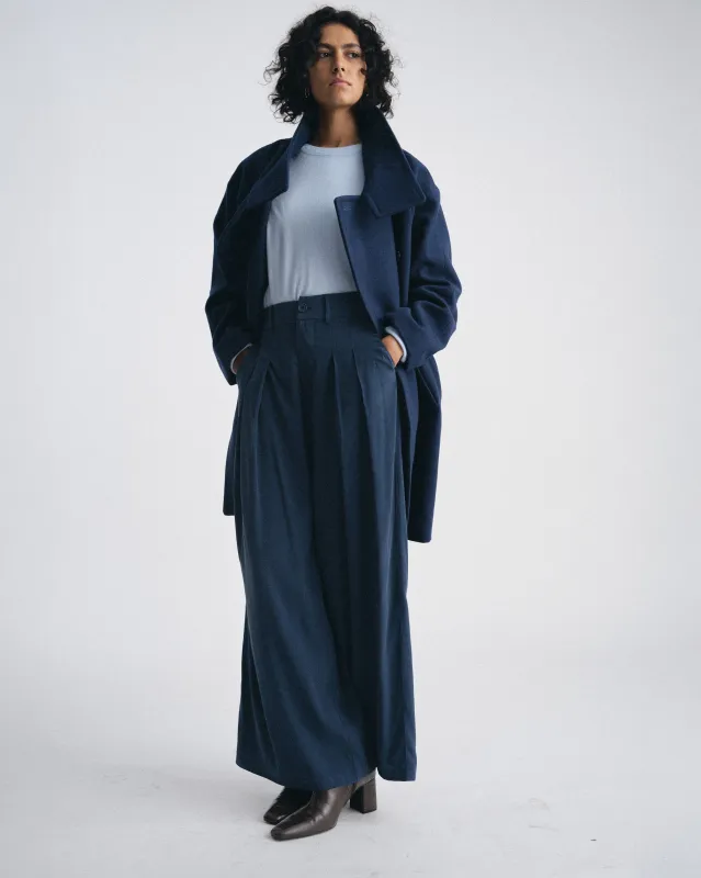 Palais Cooling Cupro Wide Leg Pant - Pageant Blue sold by Universal Standard