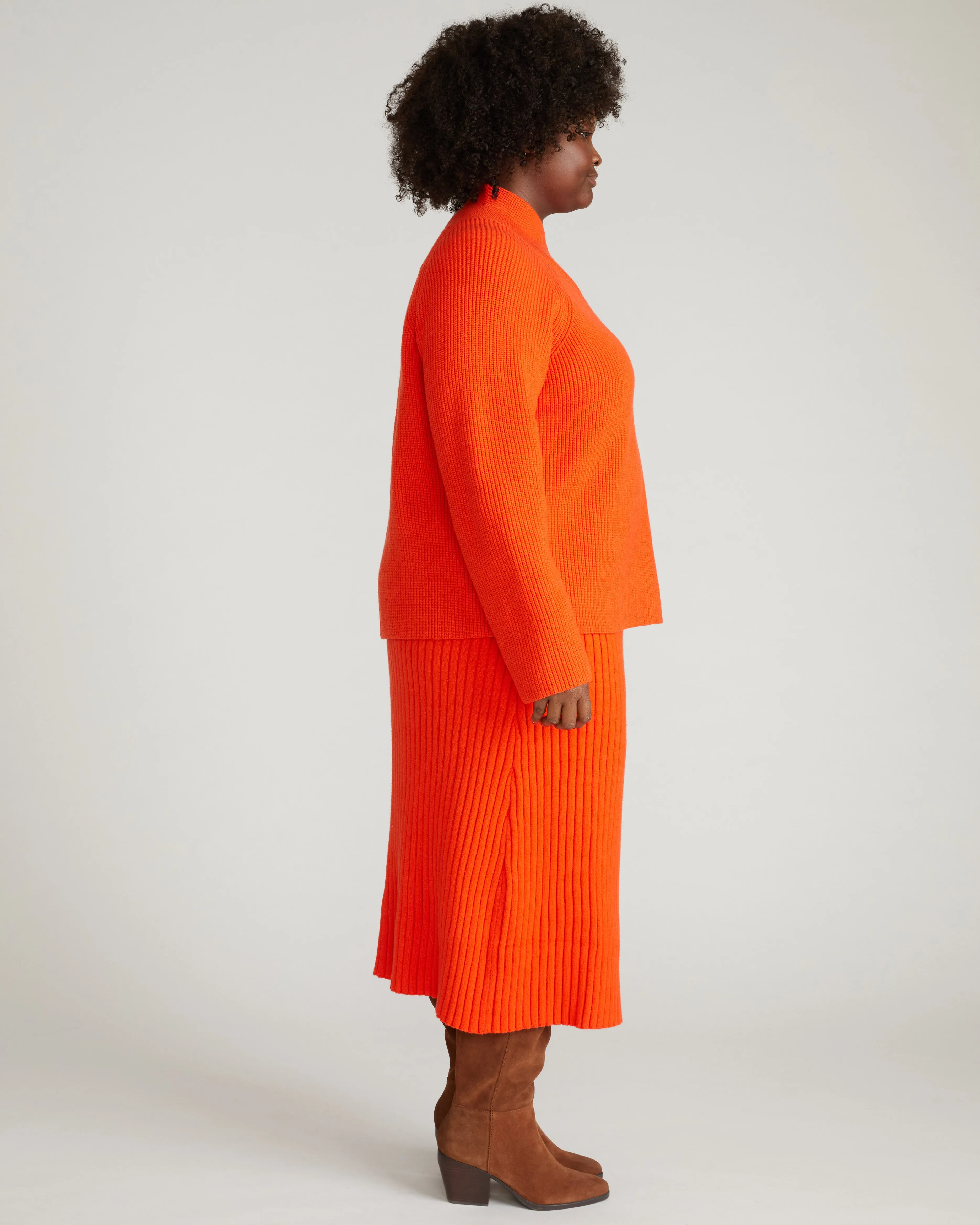 Risa Sweater Skirt - Poppy sold by Universal Standard product image thumbnail 4