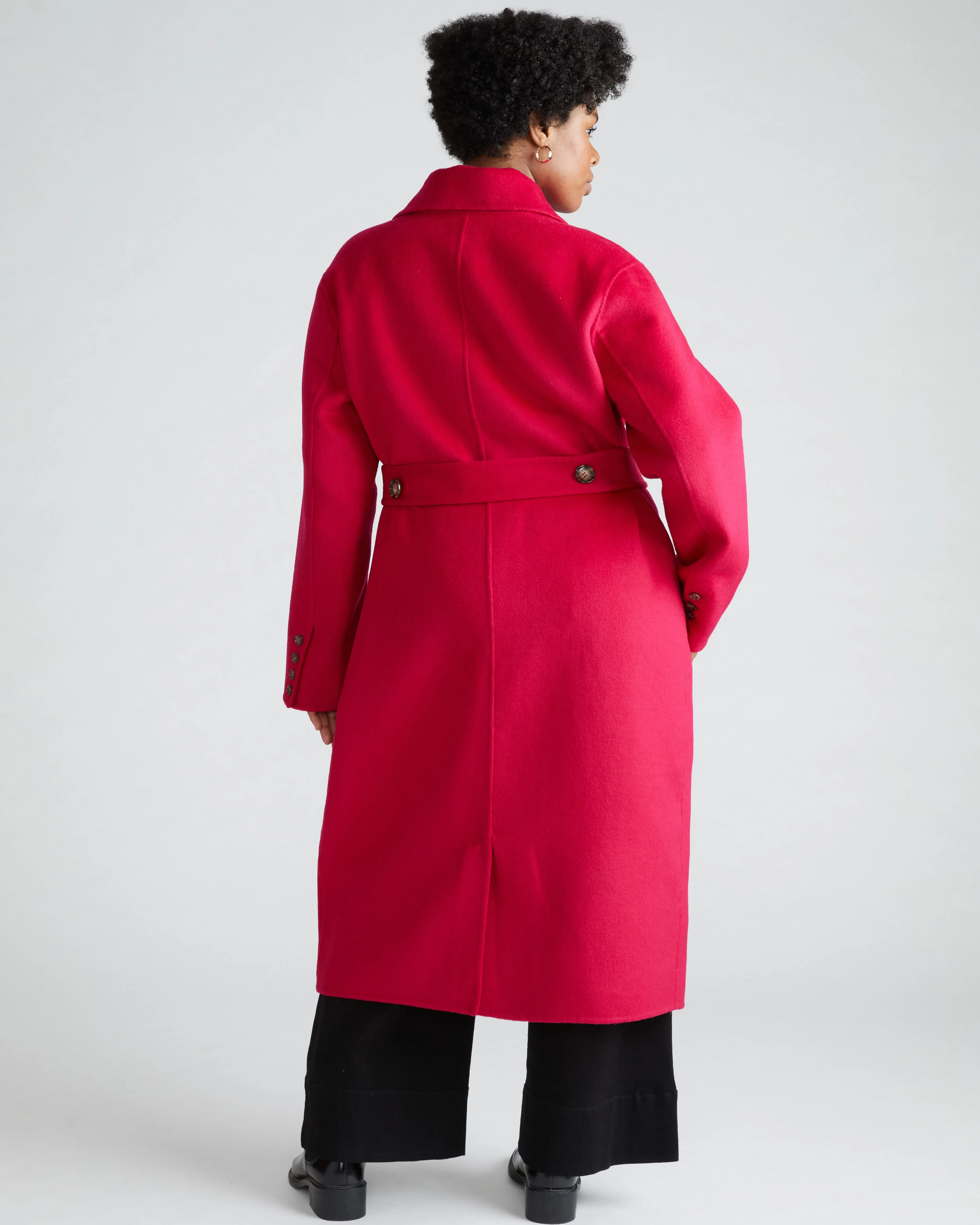 Double Face Luxe Coat - Cerise sold by Universal Standard product image thumbnail 5