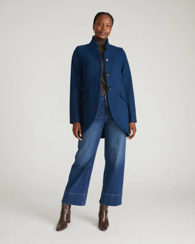 Beas Coat - Pageant Blue sold by Universal Standard