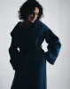 Asha Double Face Wool Coat - Deep Teal sold by Universal Standard
