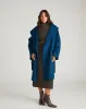 Asha Double Face Wool Coat - Deep Teal sold by Universal Standard