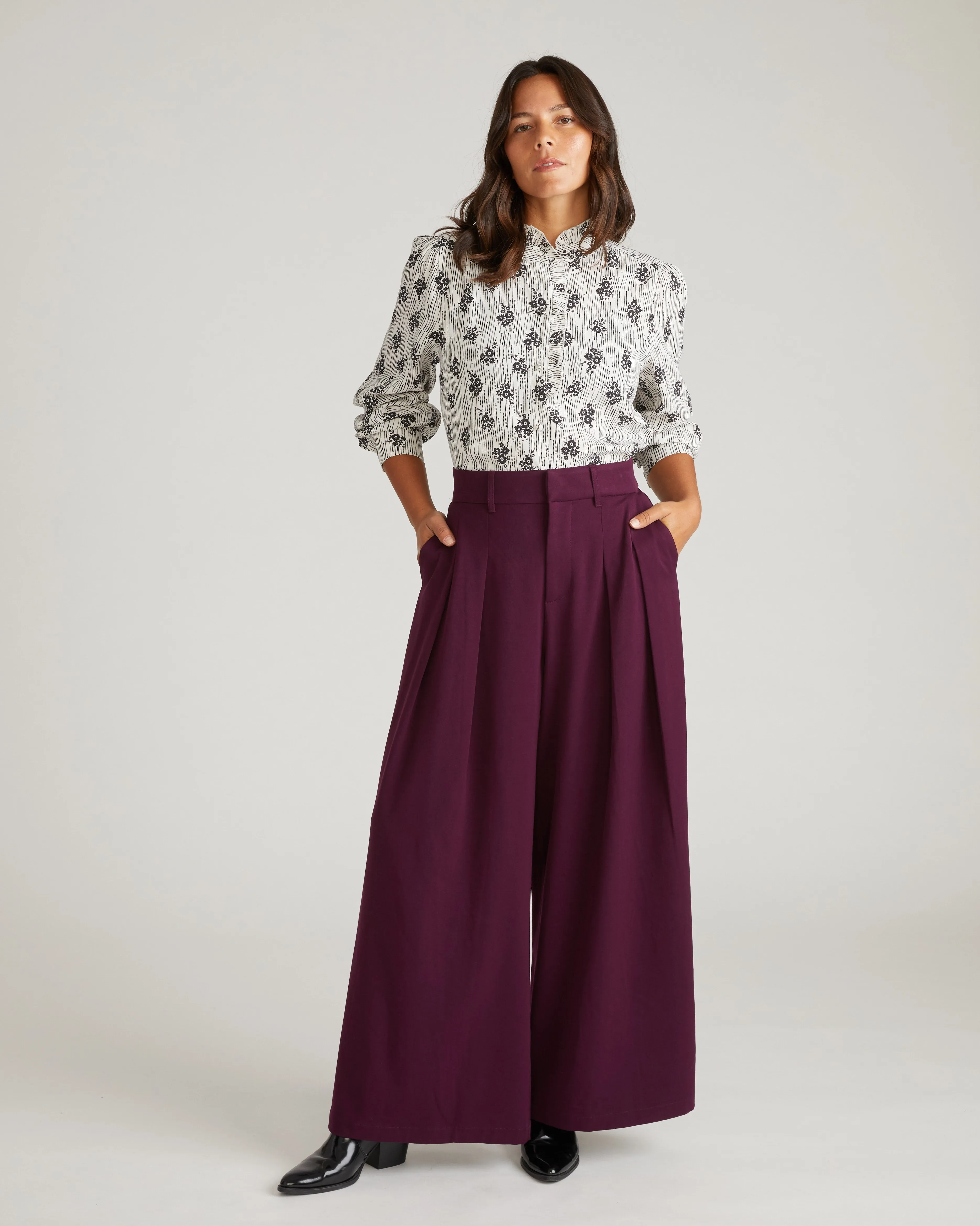 All Day Palais Wide Leg Pants - Gamay sold by Universal Standard product image thumbnail 4