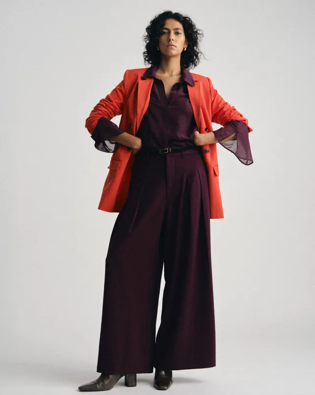 All Day Palais Wide Leg Pants - Gamay sold by Universal Standard