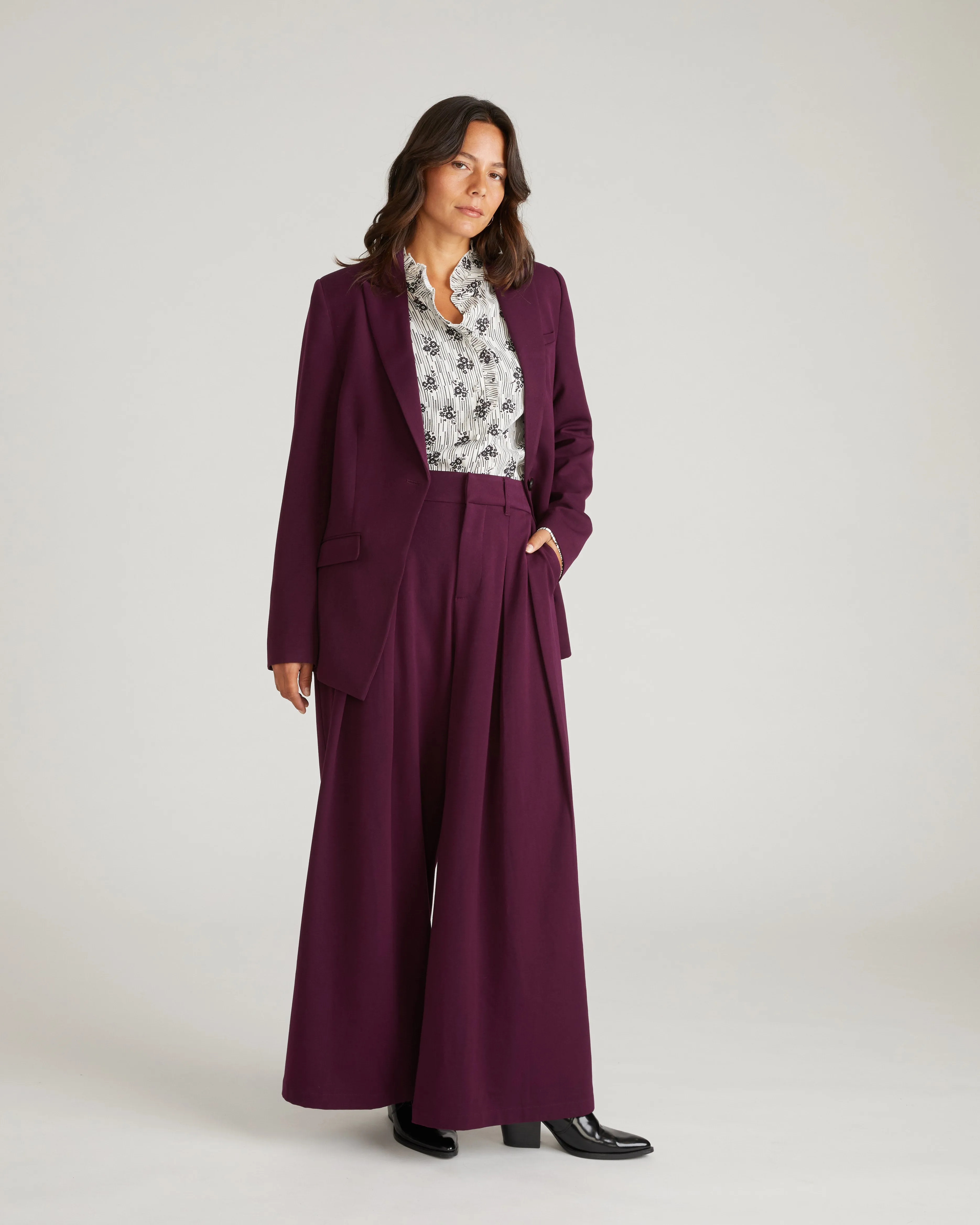 All Day Palais Wide Leg Pants - Gamay sold by Universal Standard product image thumbnail 3